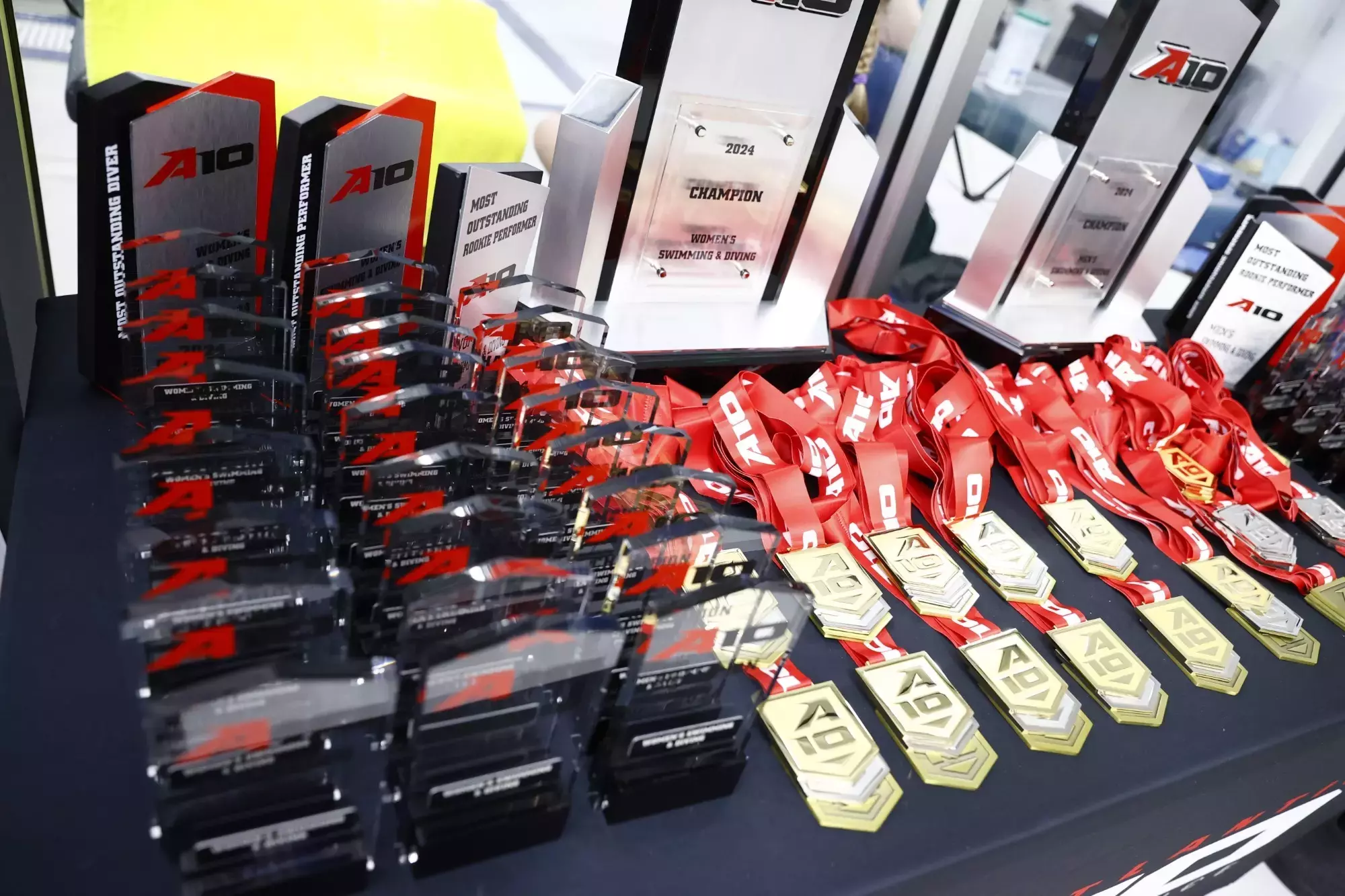 A-10 Swim/Dive trophies 2024