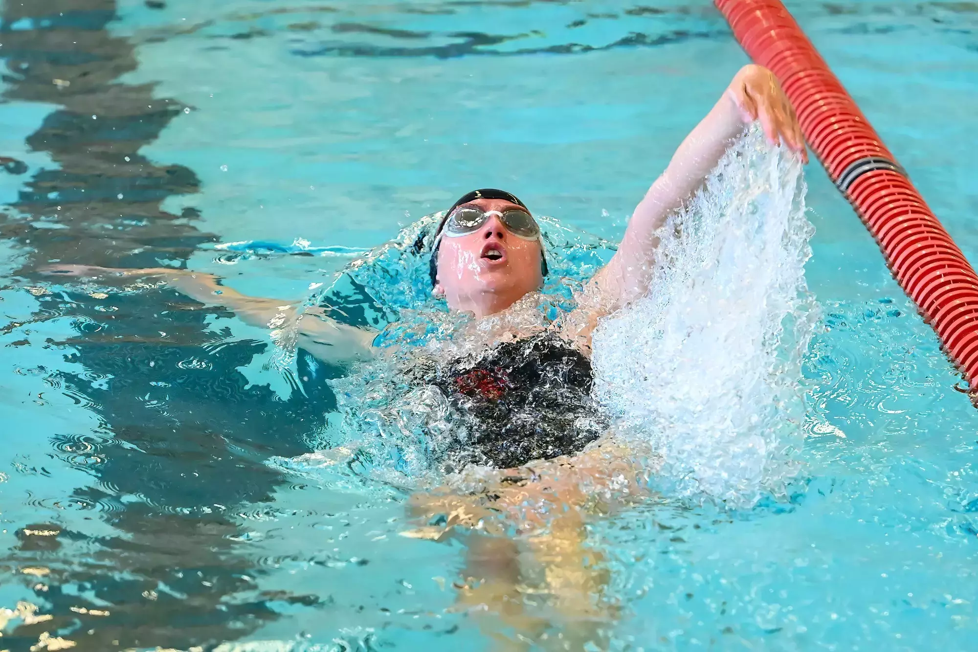 Davidson takes on VMI &amp; UNC Asheville in non-conference swimming and diving action at the Charles A. Cannon Pool on Saturday, October 26, 2024 in Davidson, North Carolina. Credit - Tim Cowie/DavidsonPhotos.com