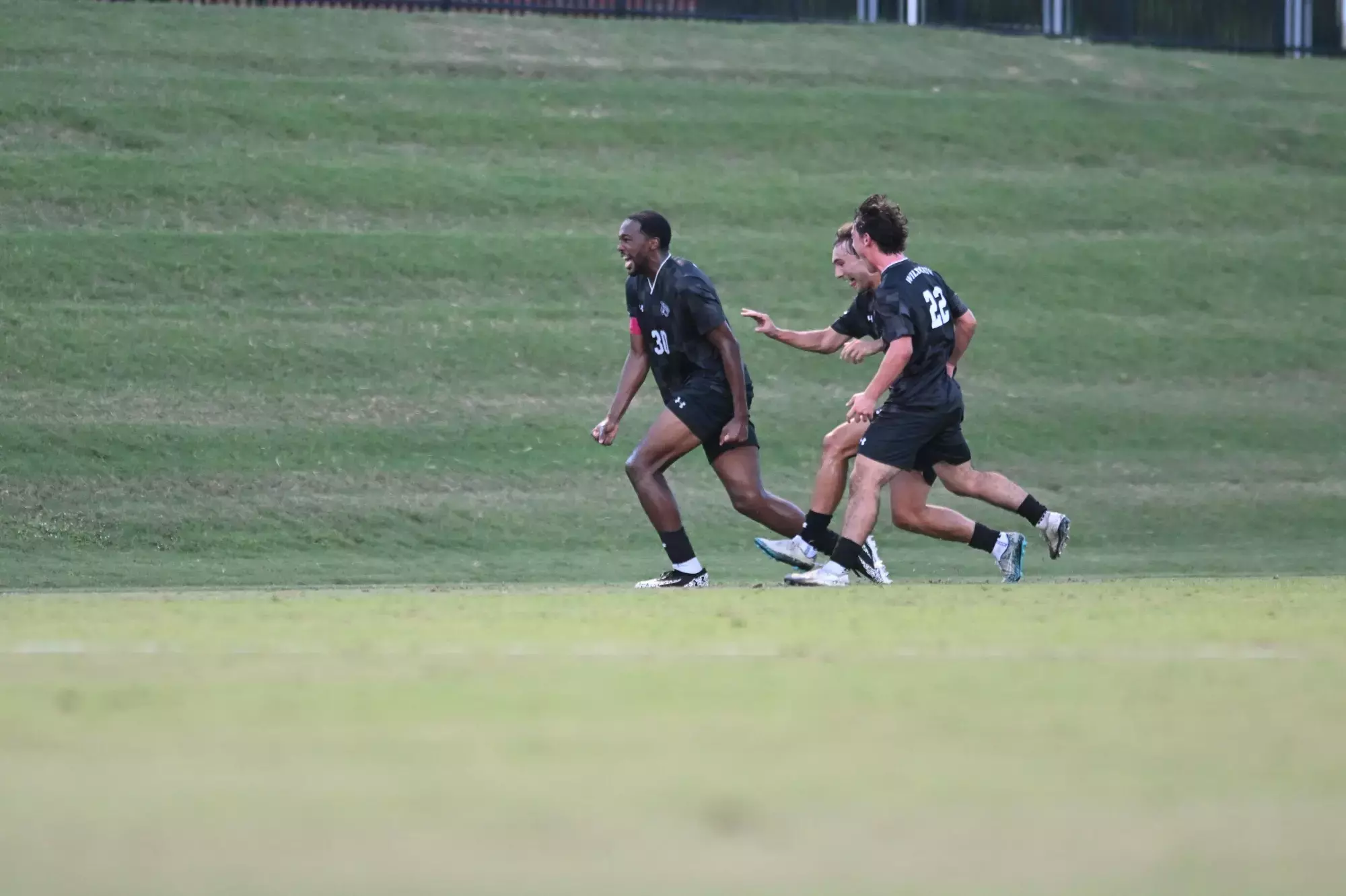 Alonzo Clarke goal celebration against Campbell Aug. 21, 2025