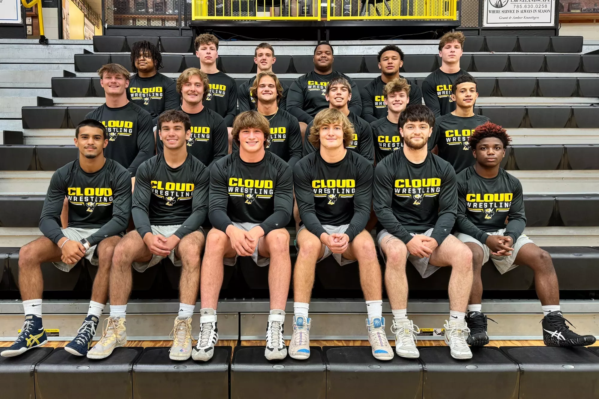2024-2025 Cloud County Wrestling Team Photo