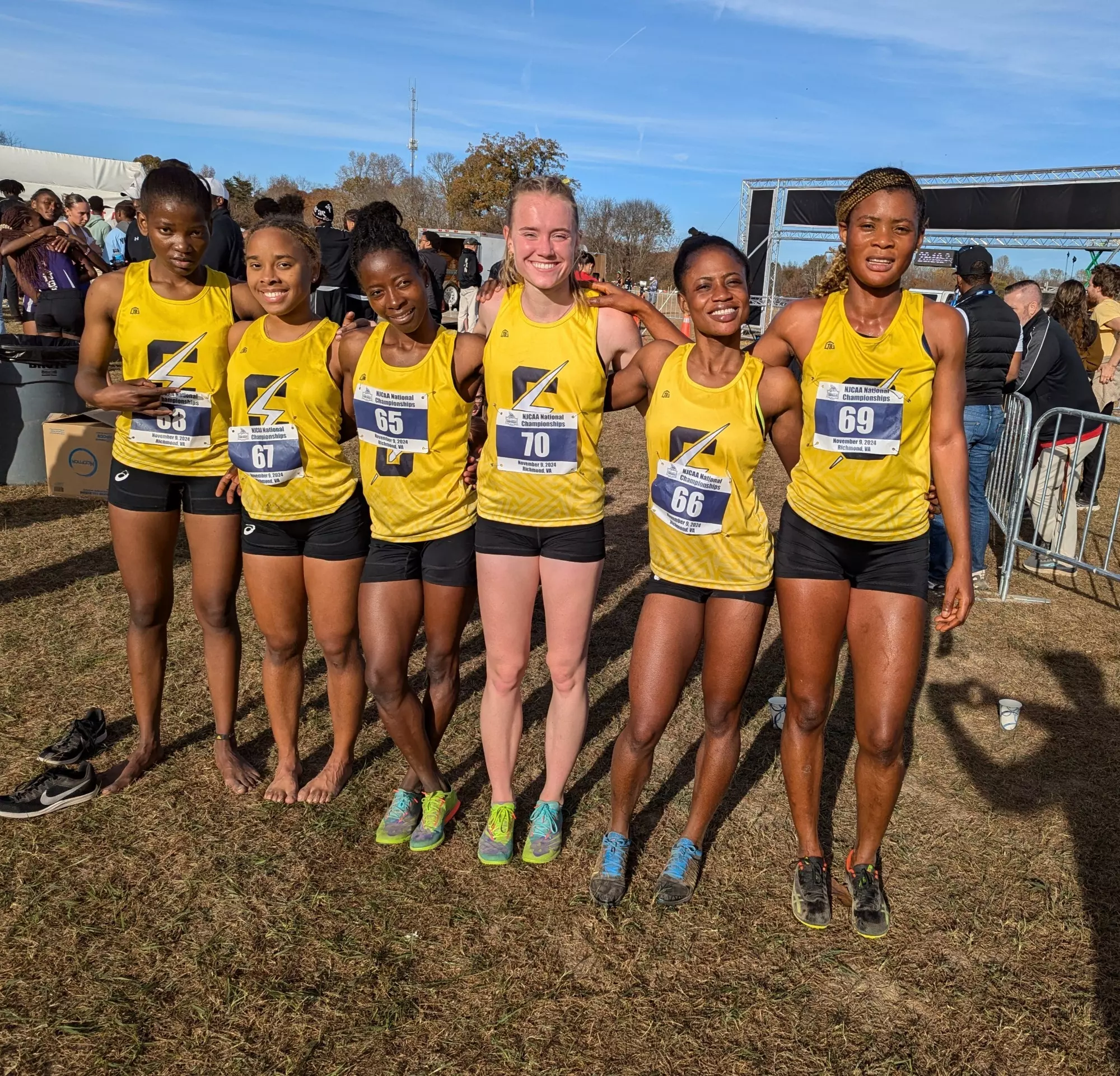 N Vanee Anchike Records TopTen Finish, Cloud County Women's Cross