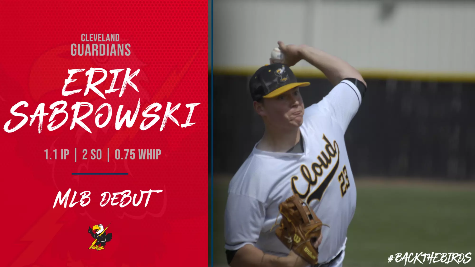 Erik Sabrowski - MLB Debut
