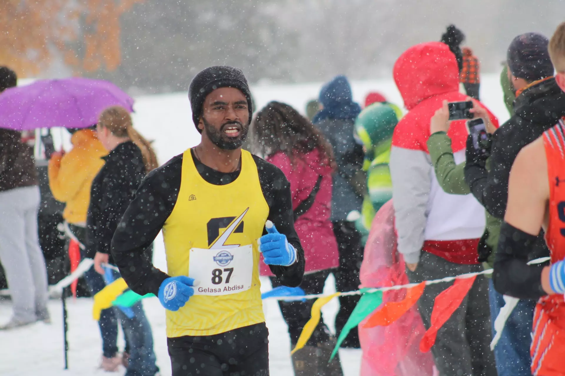 Gelasa Degefa Abdisa Running at 2025 NJCAA Division I Cross Country Championships