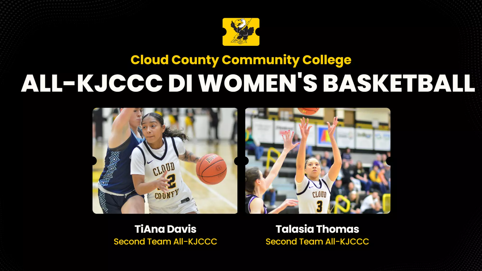 TiAna Davis and Talasia Thomas - 2025 All-KJCCC Second Team