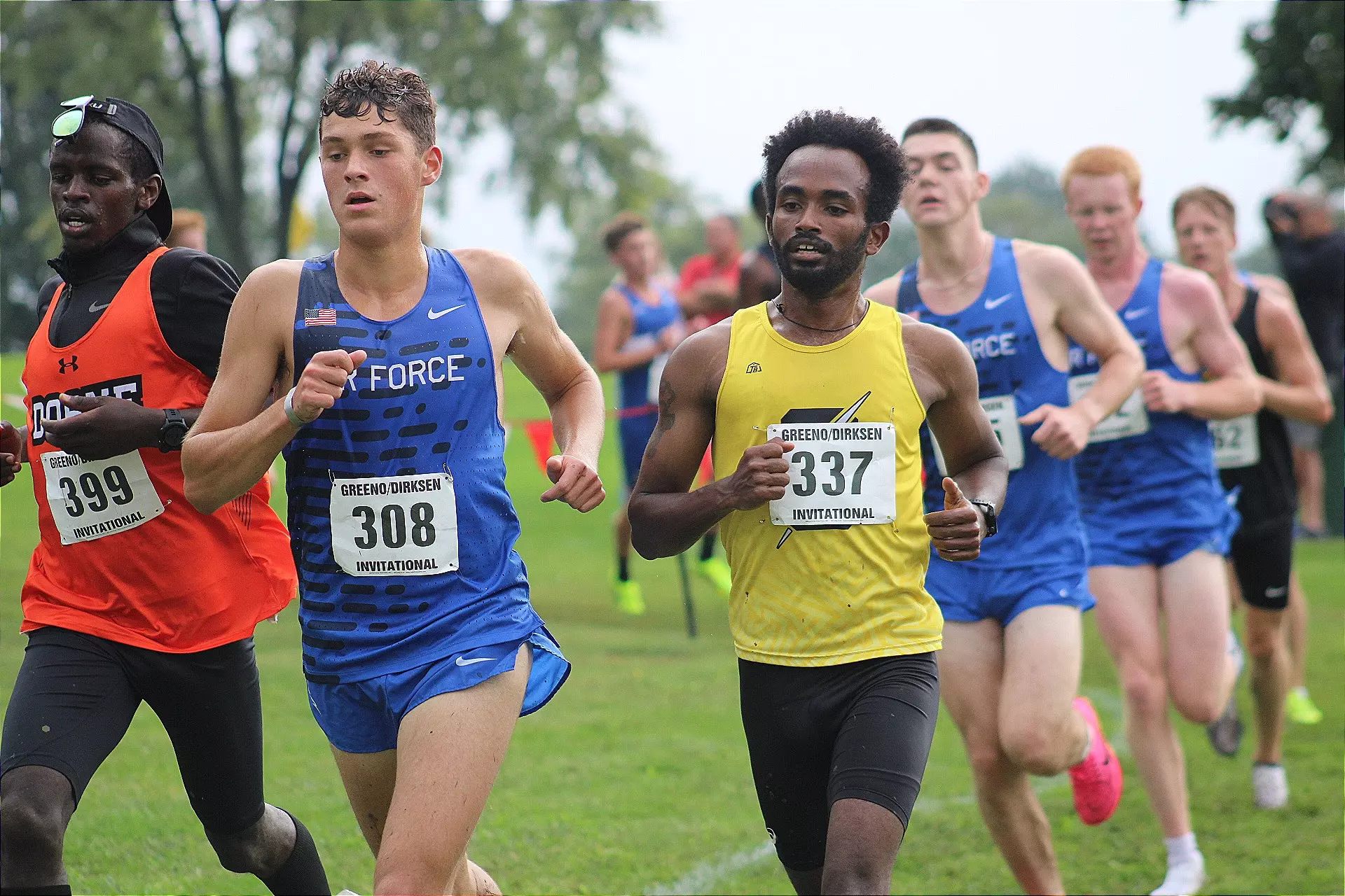 Gelasa Degefa Abdisa Running at Woody Greeno/Jay Dirksen Invitational