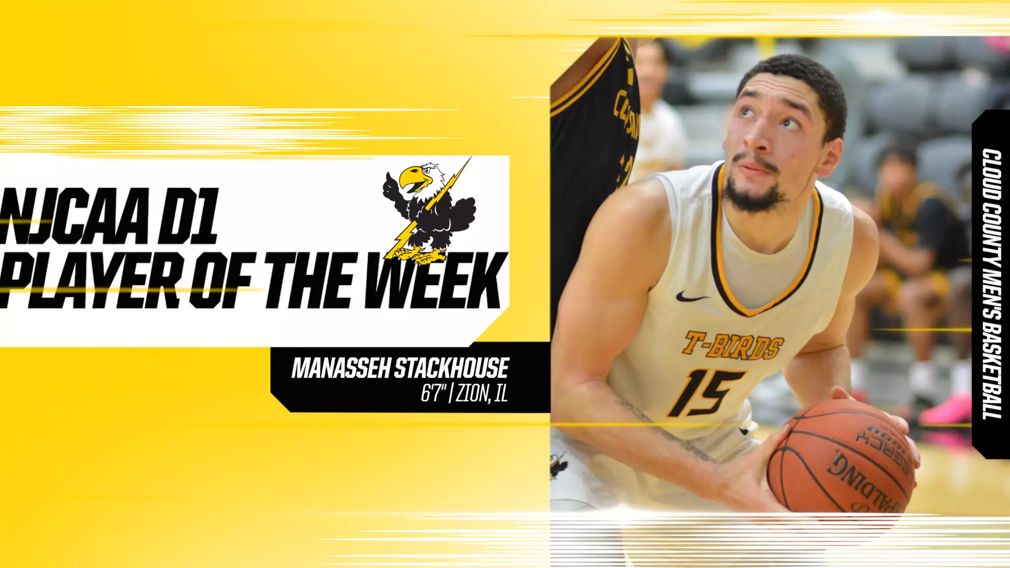 Manasseh Stackhouse - NJCAA Division I Men's Basketball Player of the Week