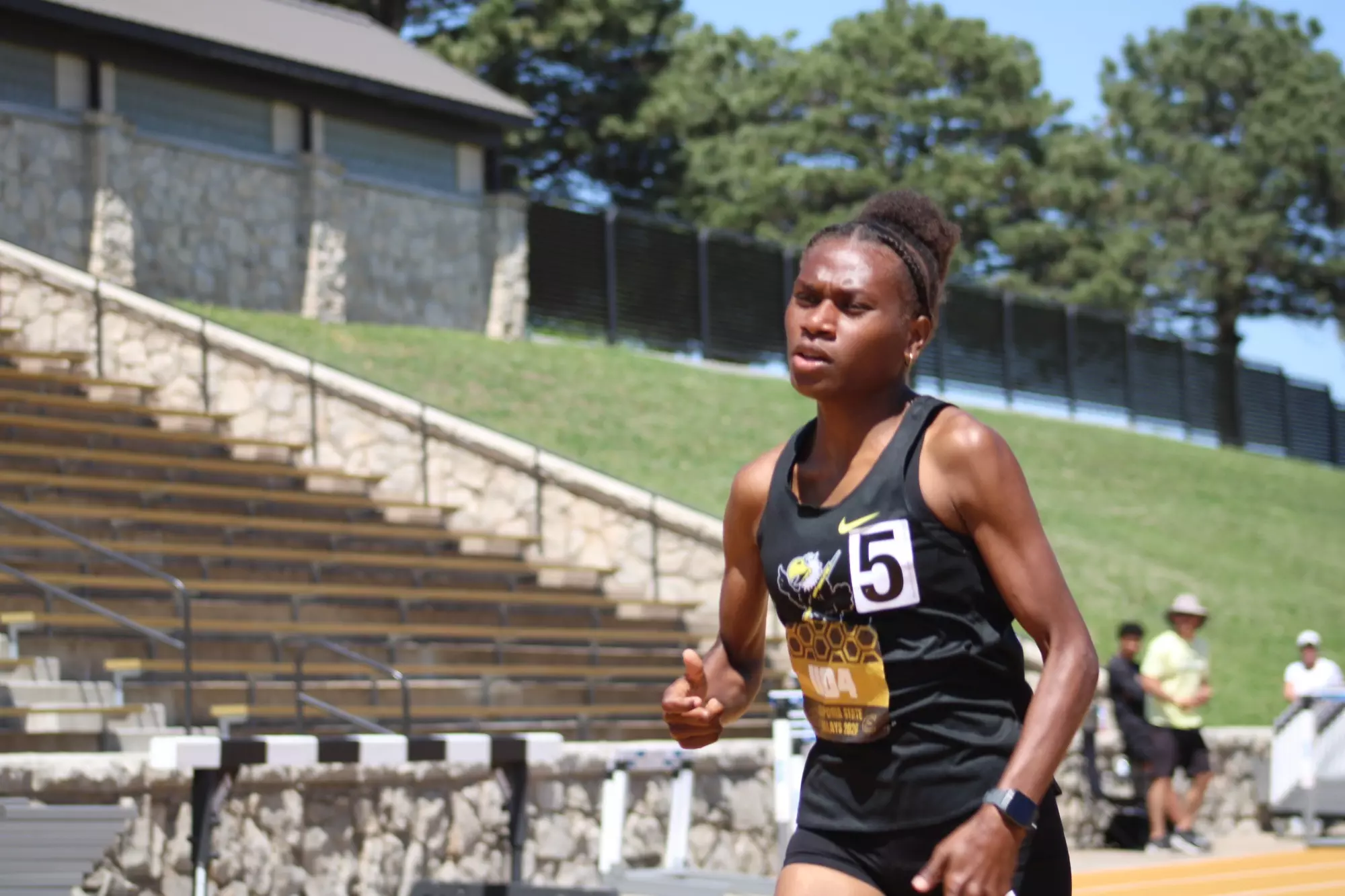 Scholastica Herman Running at Emporia State University Relays - 2026
