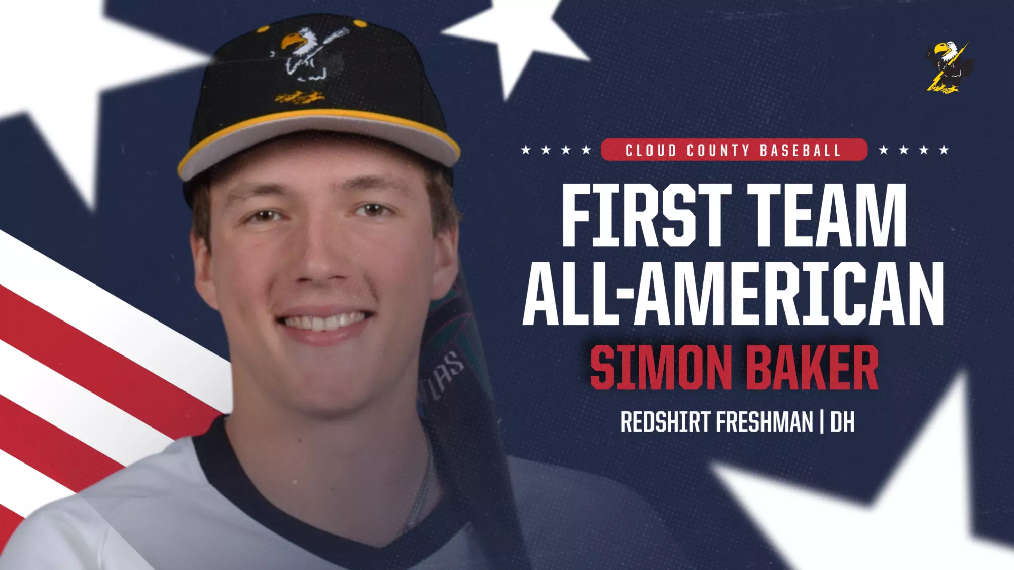 Simon Baker - NJCAA Division I Baseball First-Team All-American