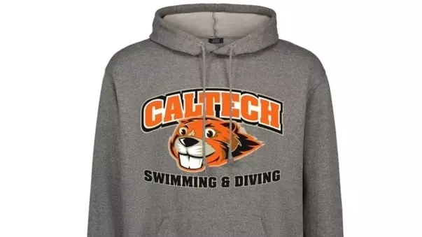 image of Caltech Swimming and Diving hooded sweatshirt
