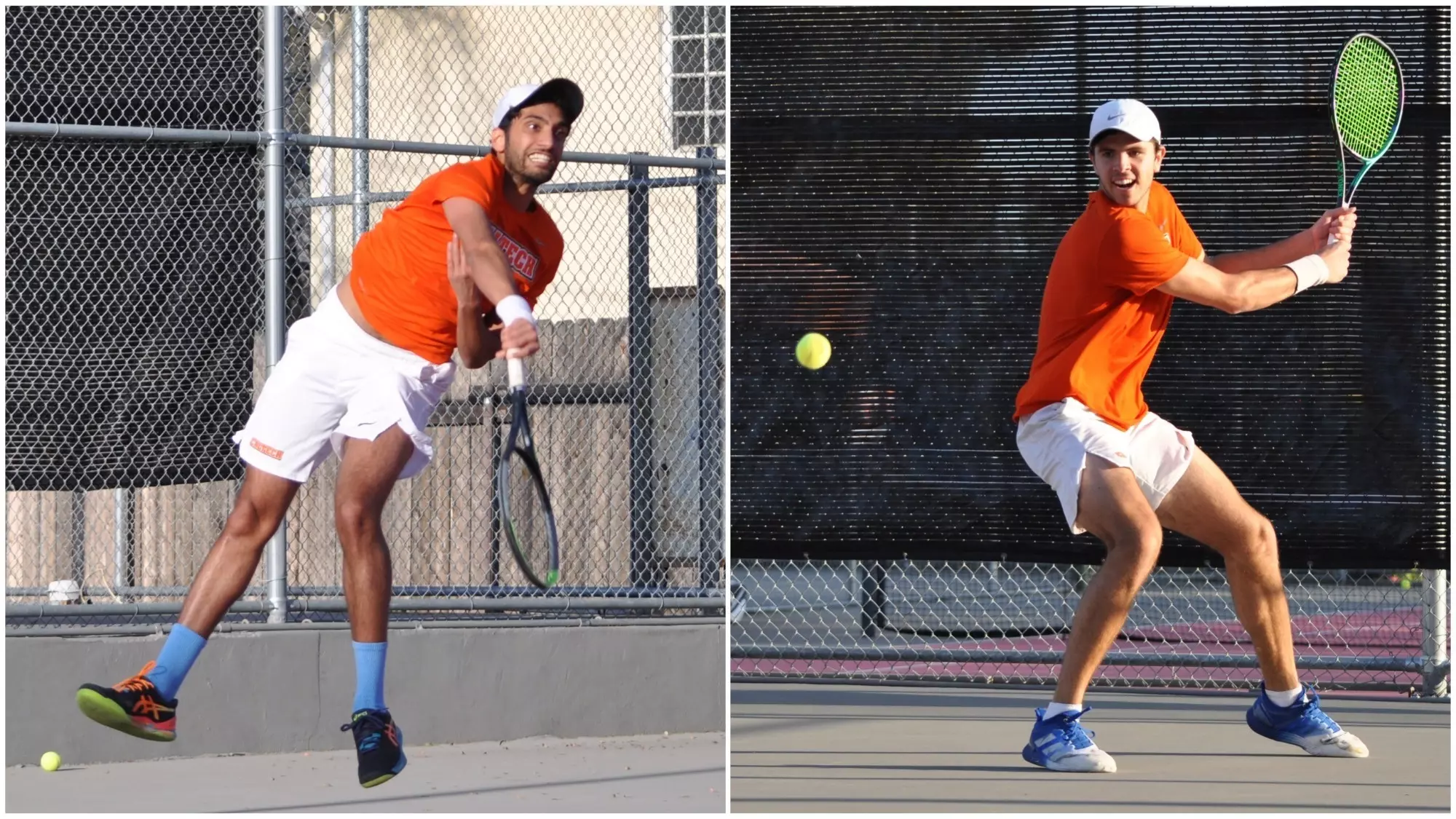 Collage of Ishaan Kannan (left) and Andrew Zabelo (right)