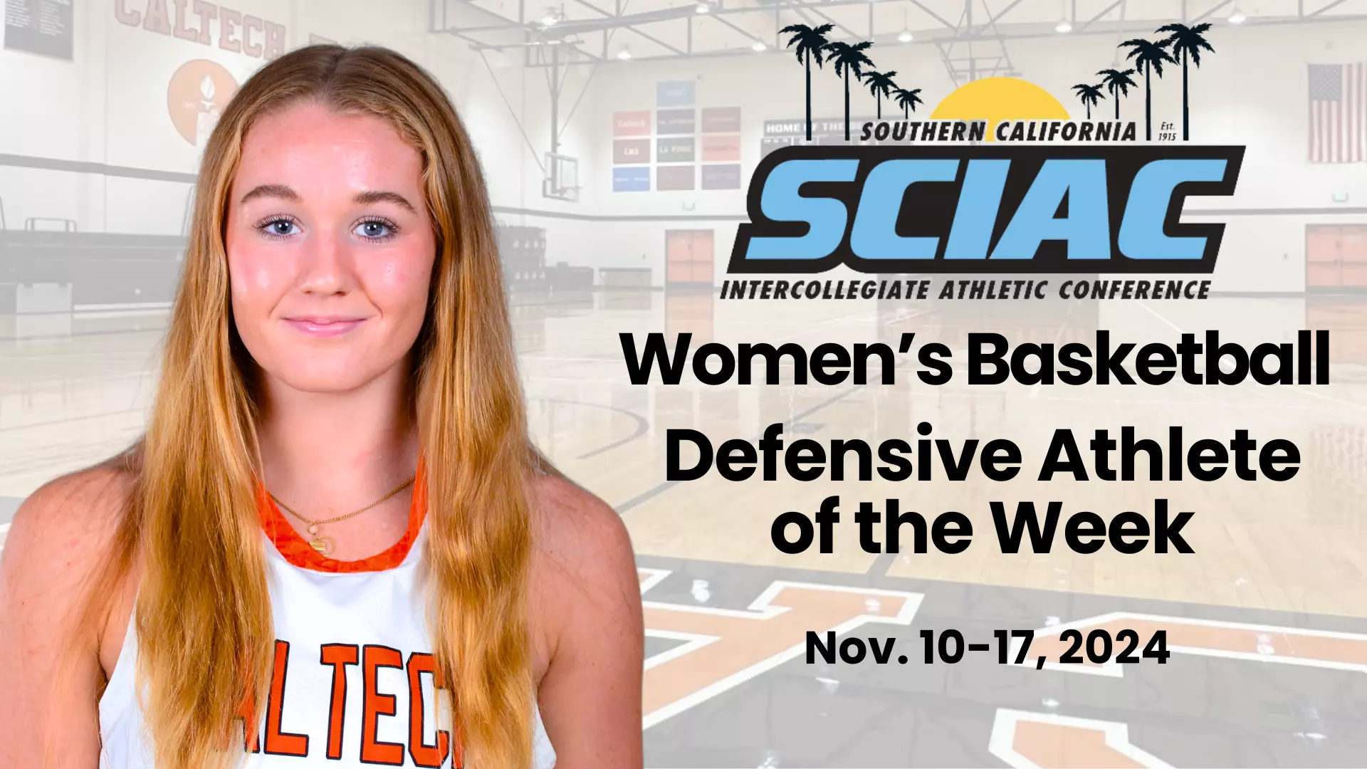 Vondra Named SCIAC Women’s Basketball Defensive Athlete of the Week ...