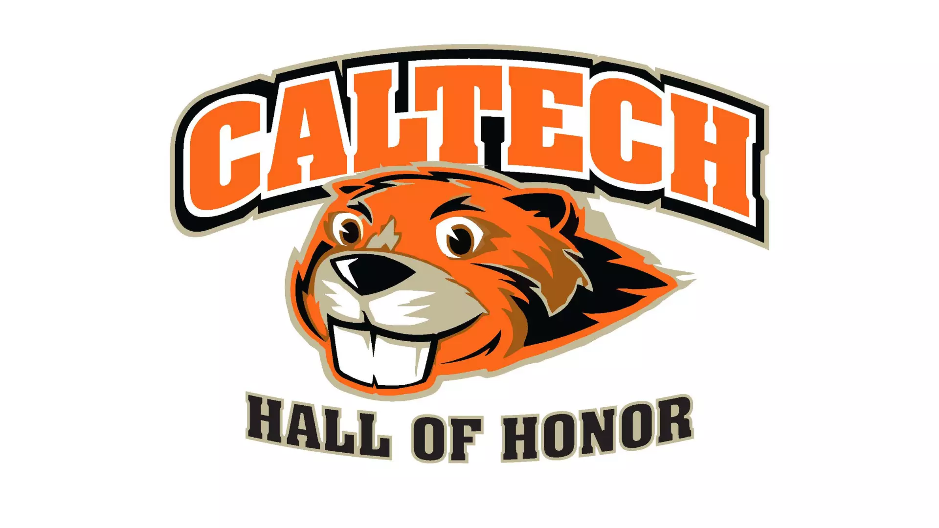 Caltech Hall of Honor with beaver logo