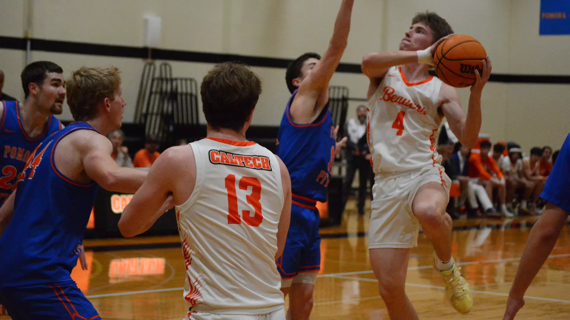 Noah Hicks attempts a layup