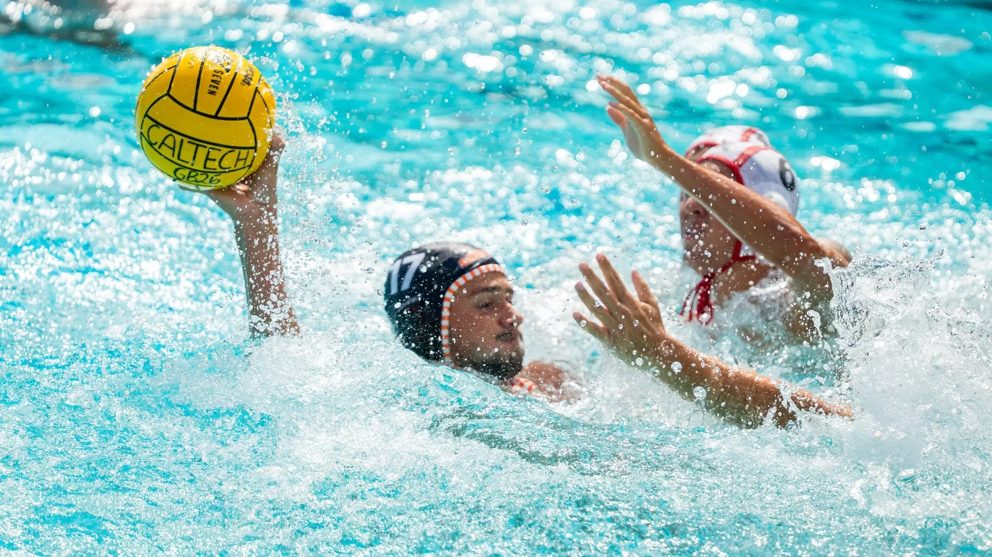 Alex Alexandrov battles two defenders against Chaffey