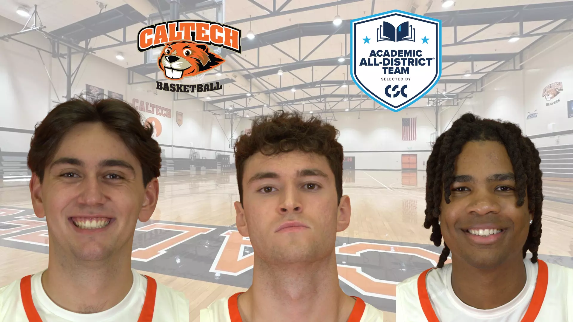 Stuart Florescu, Andrew Koclanes and Chase Williamson, Academic All-District honorees