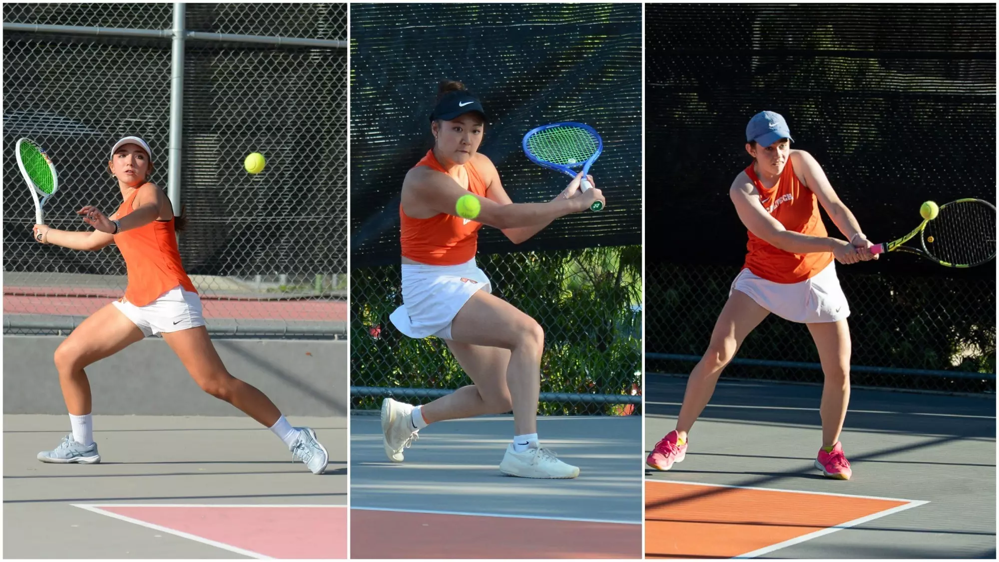 Collage of Polaris Hayes, Carissa Gerung and Anna Szczuka