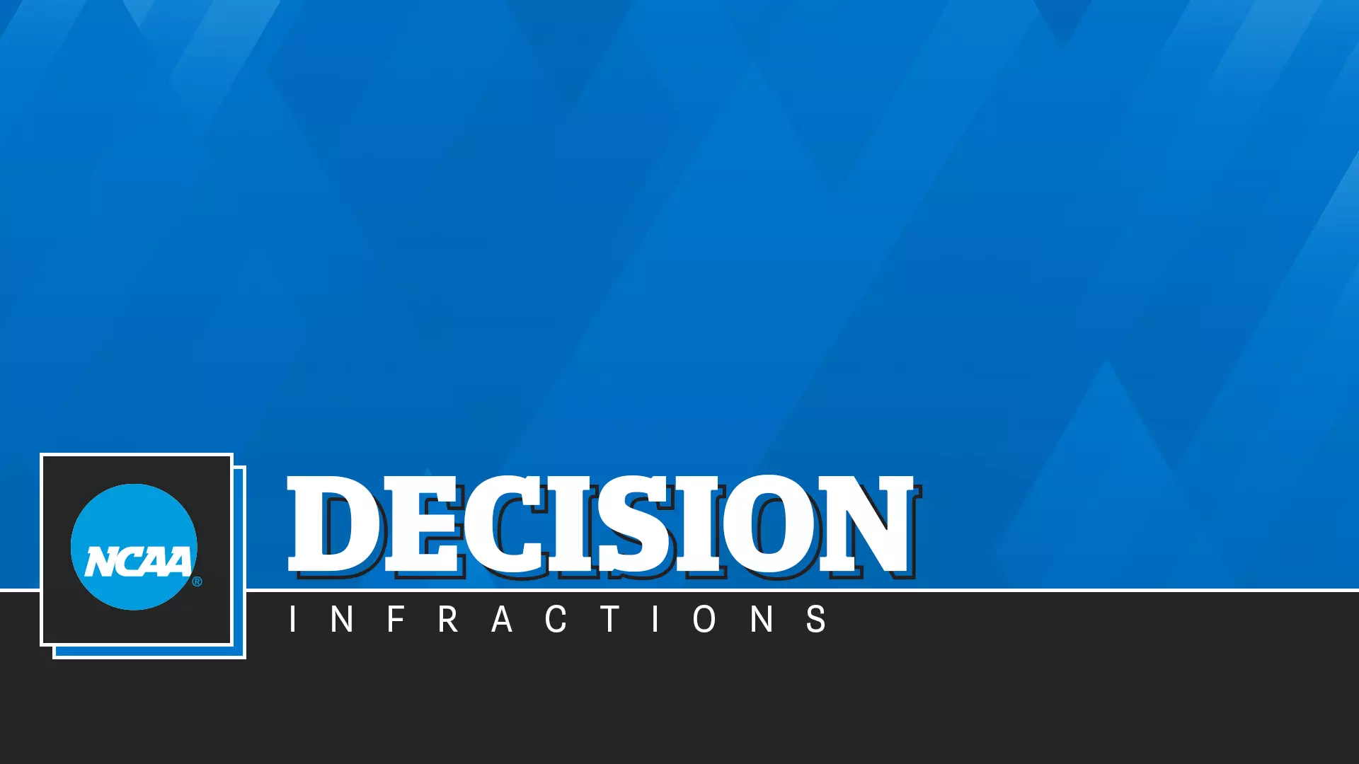 Infractions Decision