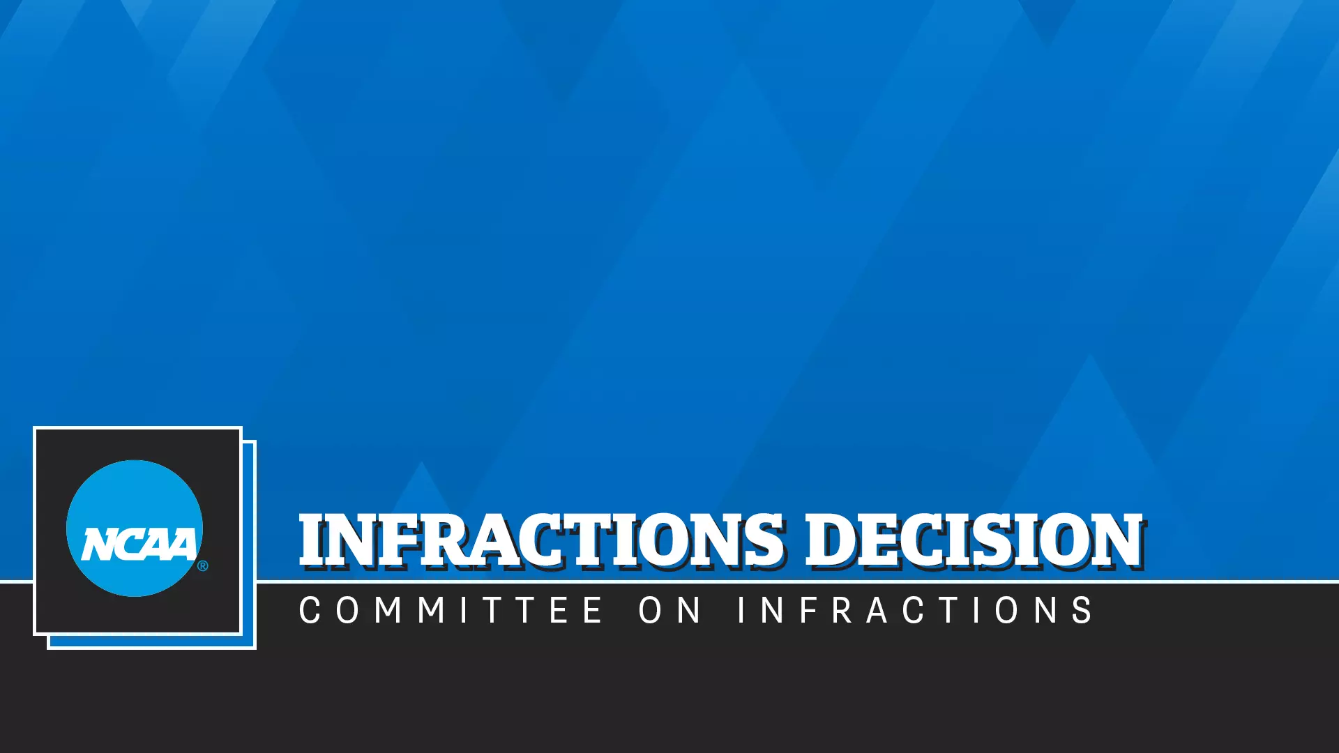 Infractions Decision