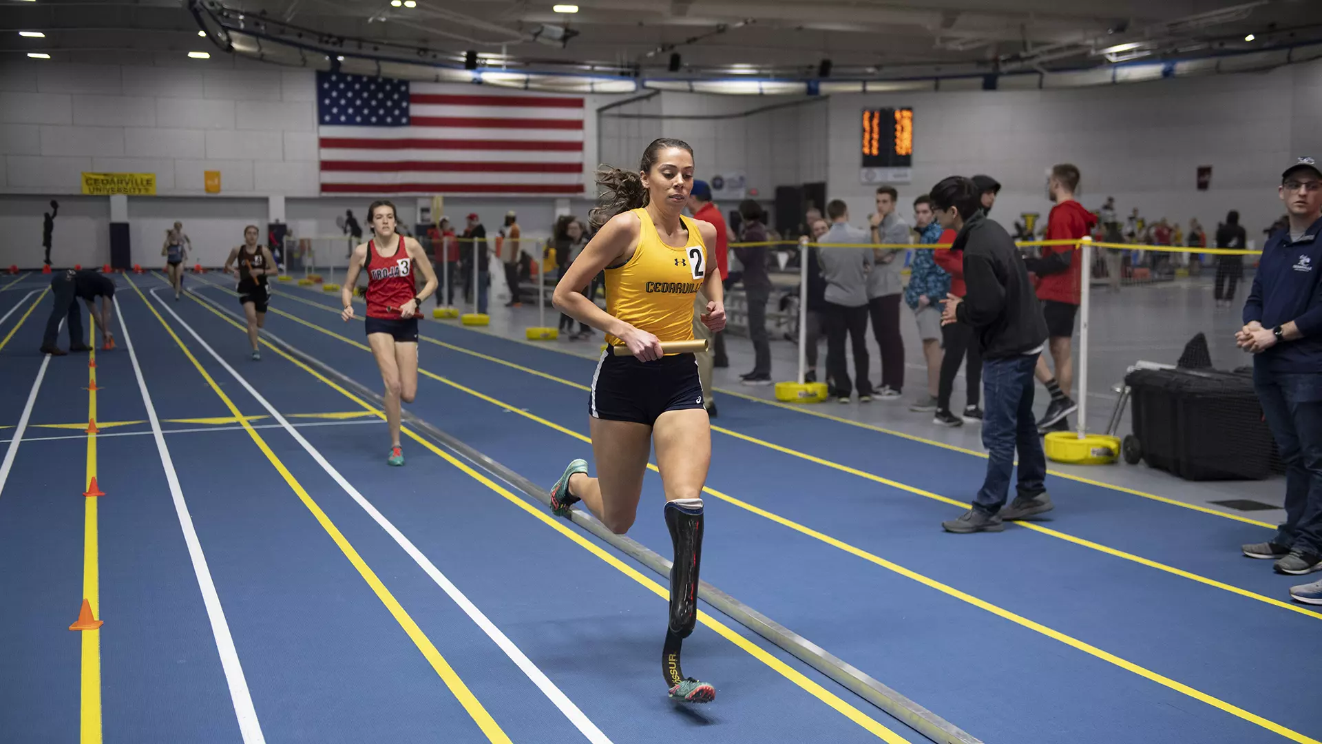 Former Cedarville cross country and track and field runner Grace Norman 