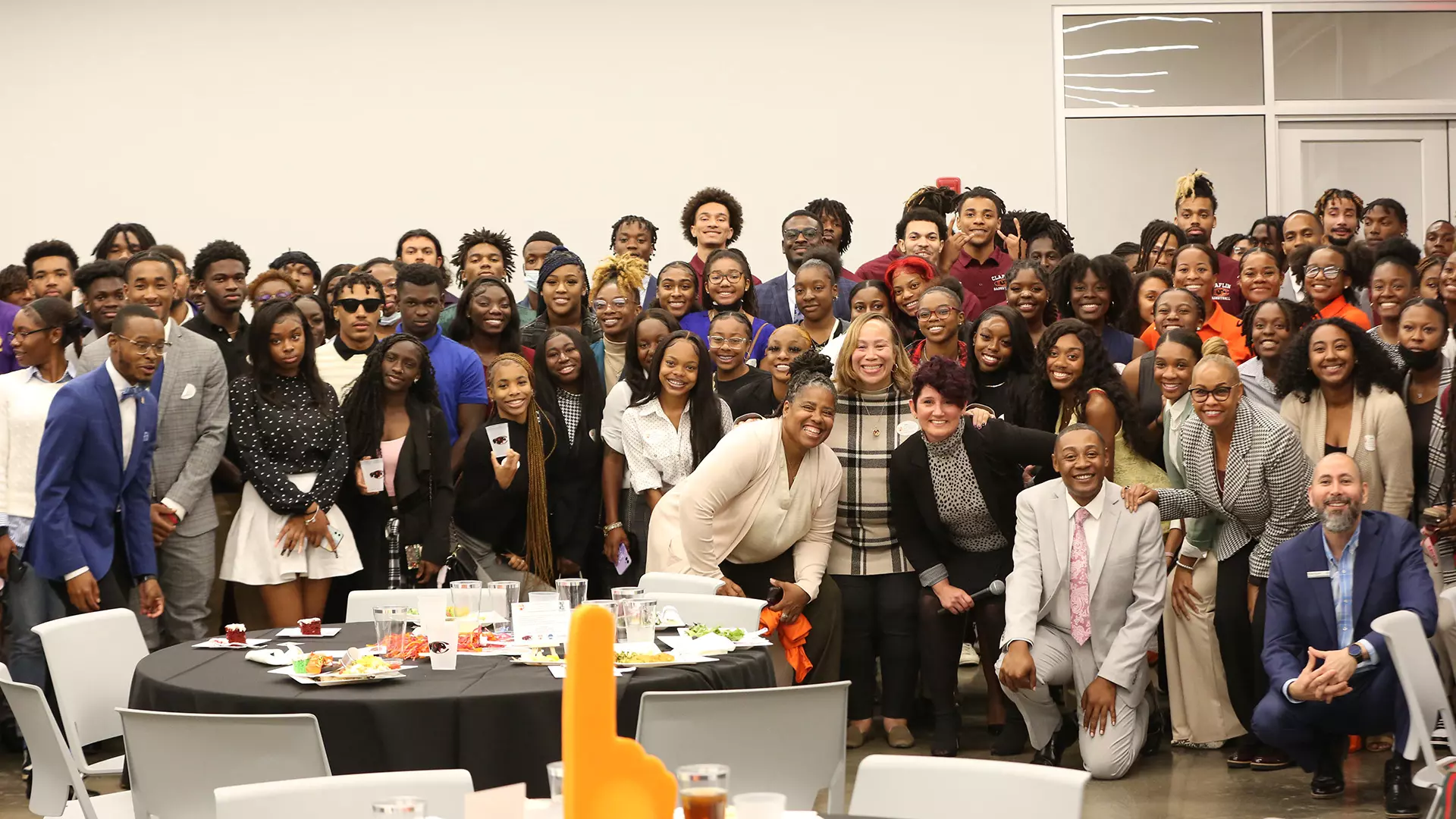 Claflin student-athletes took part in a networking event in November as part of ARISE