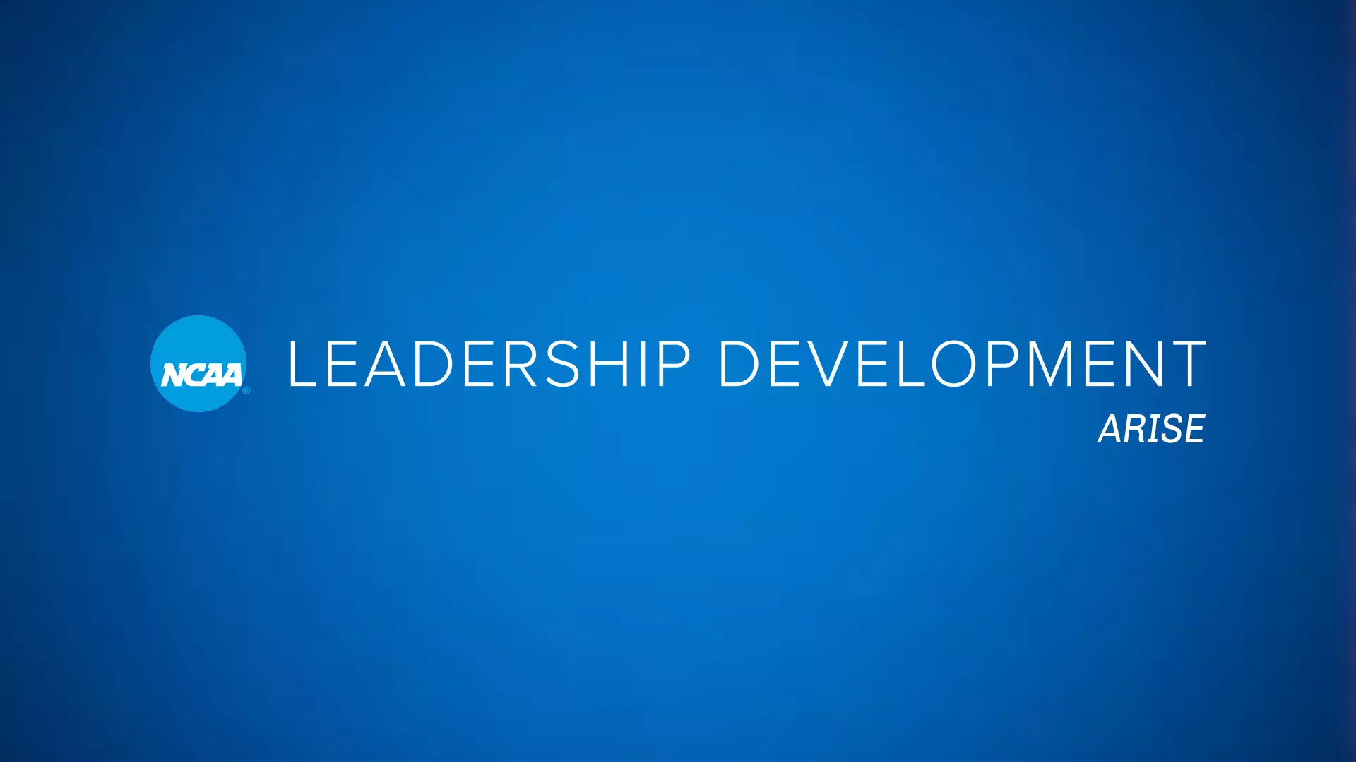 Leadership Development - ARISE