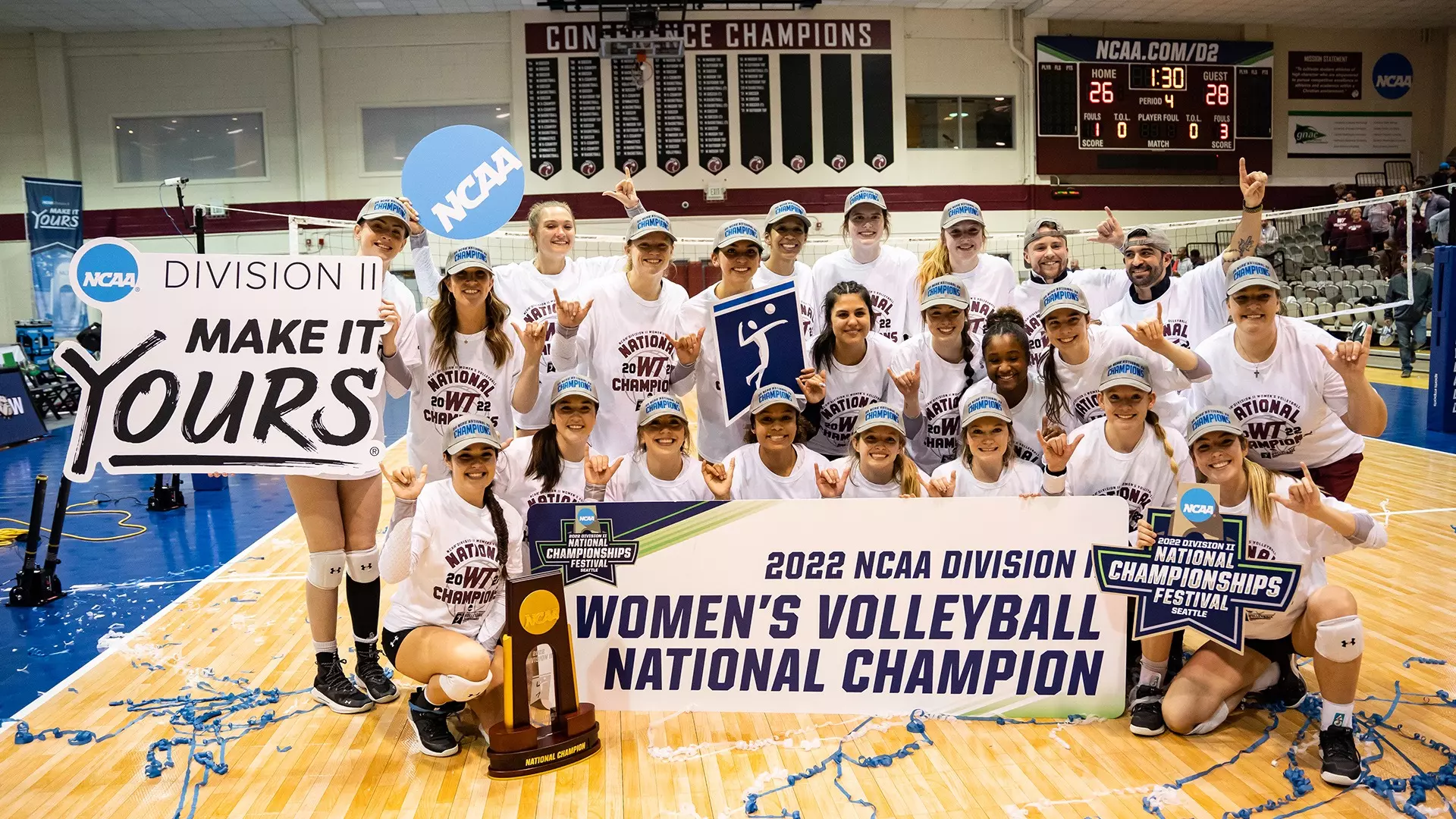 West Texas A&M won the 2022 NCAA Division II Women’s Volleyball National Championship