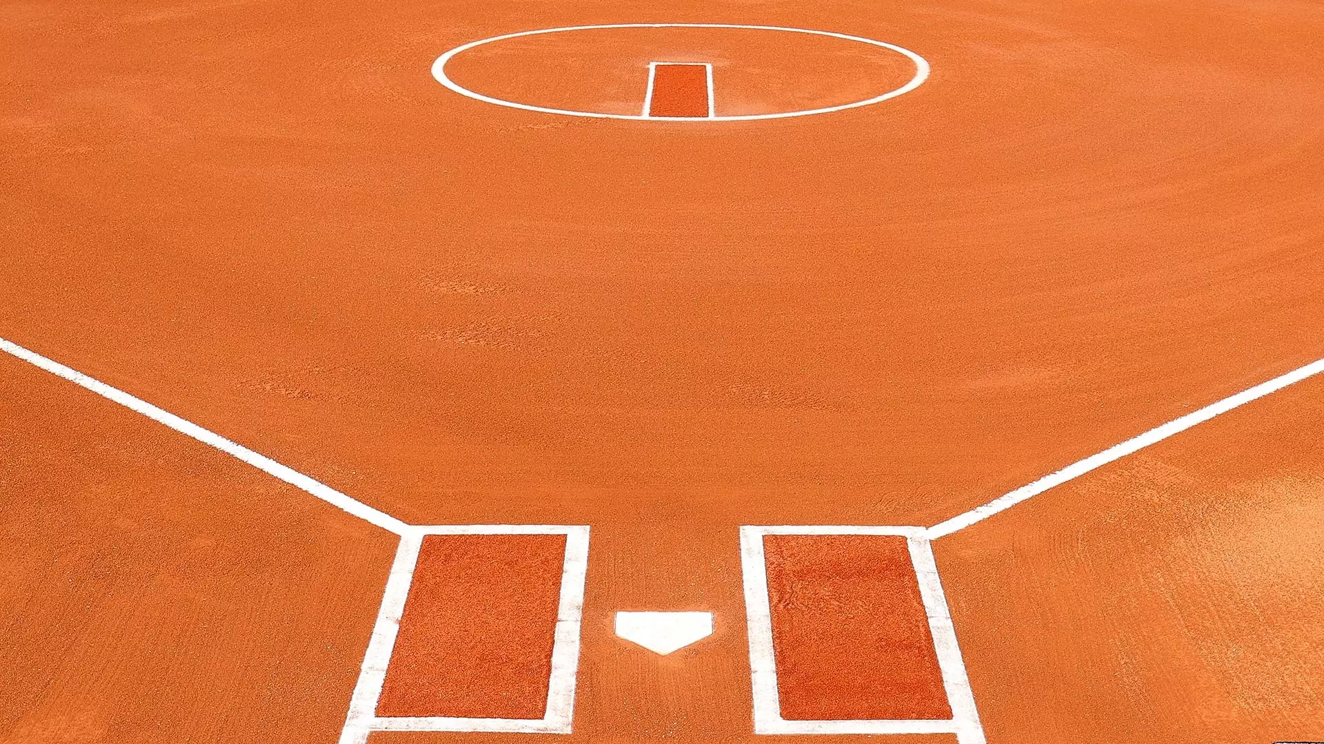This is a picture of the pitcher's mound and home plate at the NCAA Women's College World Series.