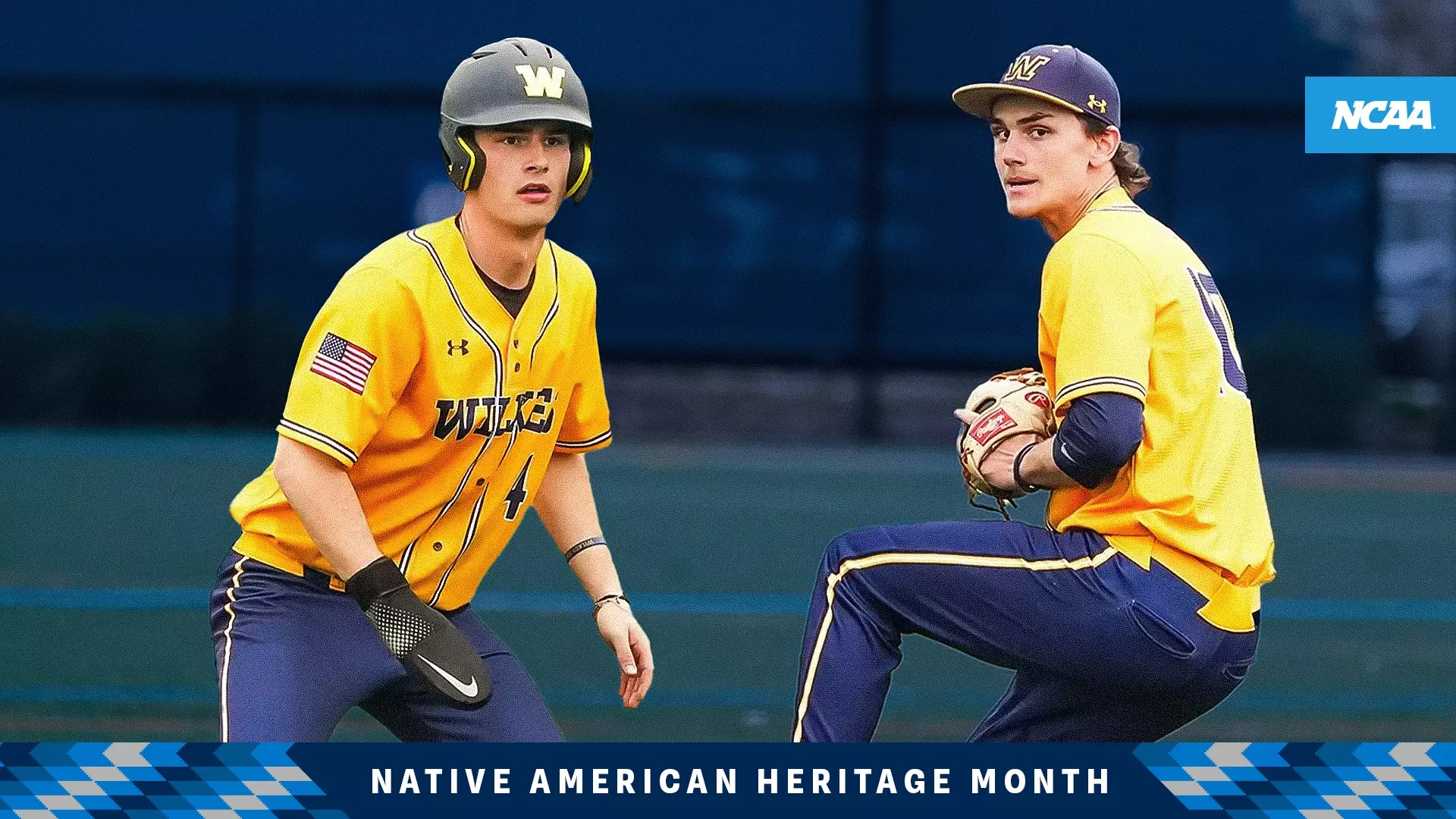 Matt Show (left) and his brother Mike both play on the Wilkes baseball team. Each brings deep family connections to their sport. (Photos courtesy of Wilkes) 