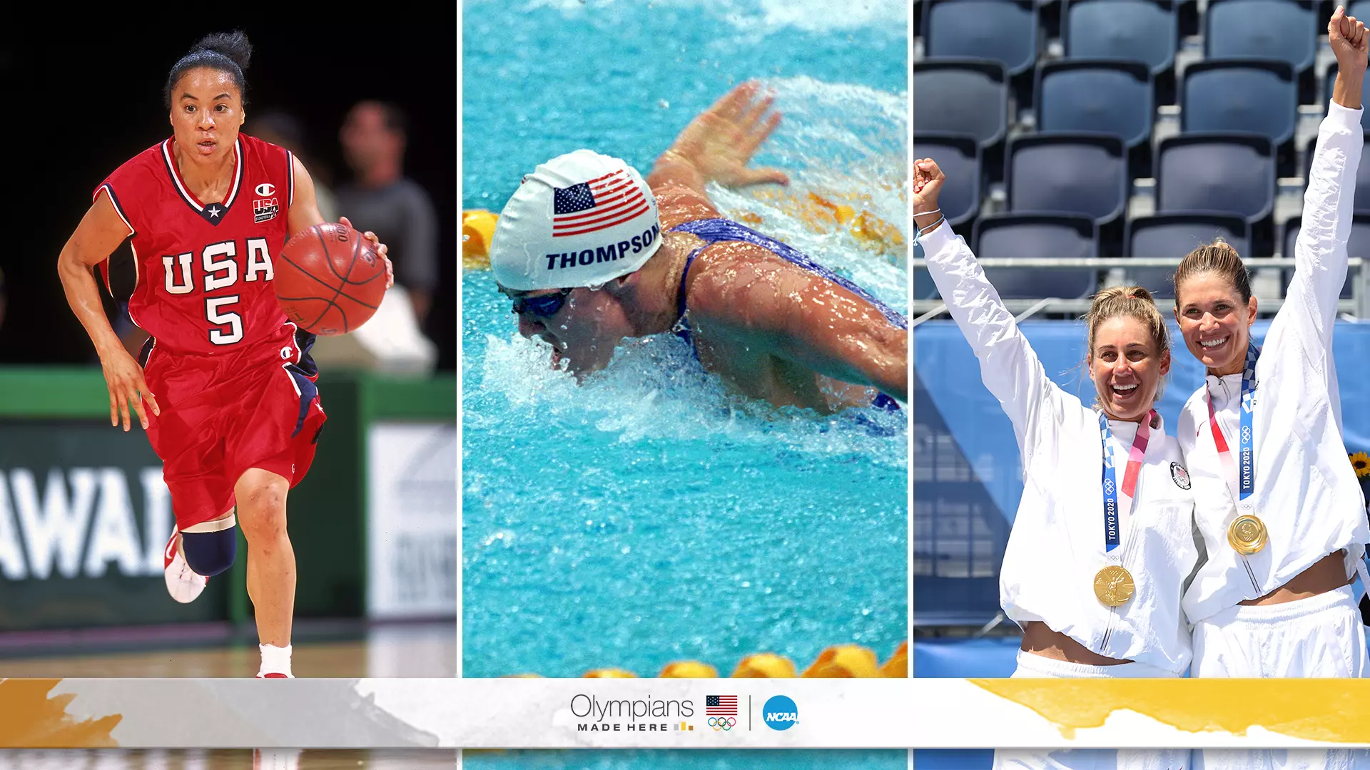 OMH Women in the Games: Dawn Staley, Jenny Thompson, April Ross and Alix Klineman