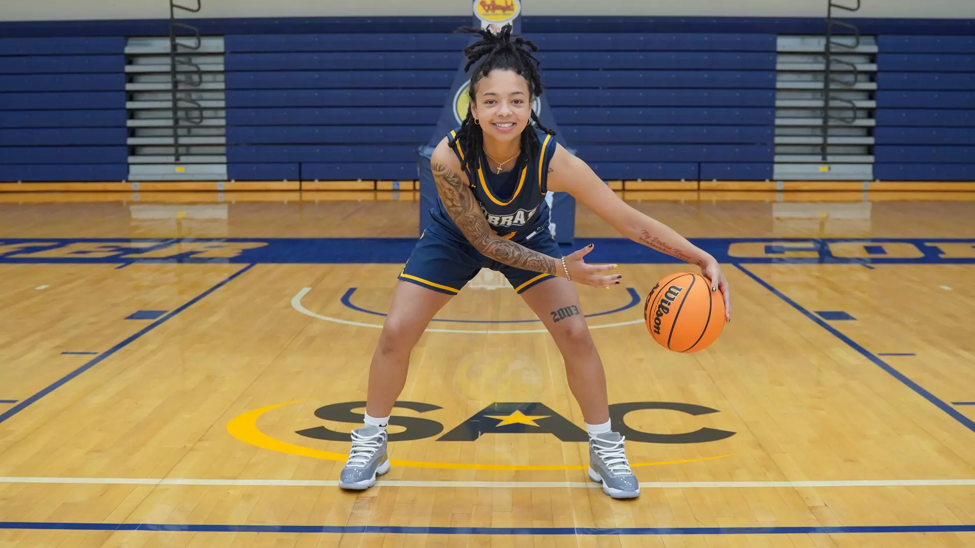 Kristynn Knight, who will be a junior at Coker, started in all 28 women’s basketball games in 2023-24, averaging 8 points a game. (Photos courtesy of Coker) 