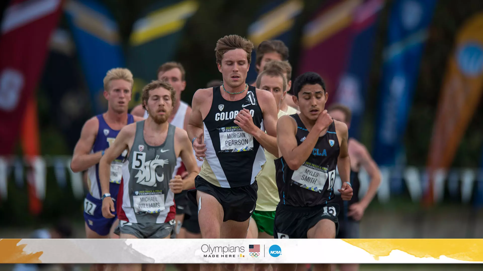 Morgan Pearson had a standout career as a member of the cross country and track and field teams at Colorado, earning seven All-America honors. 