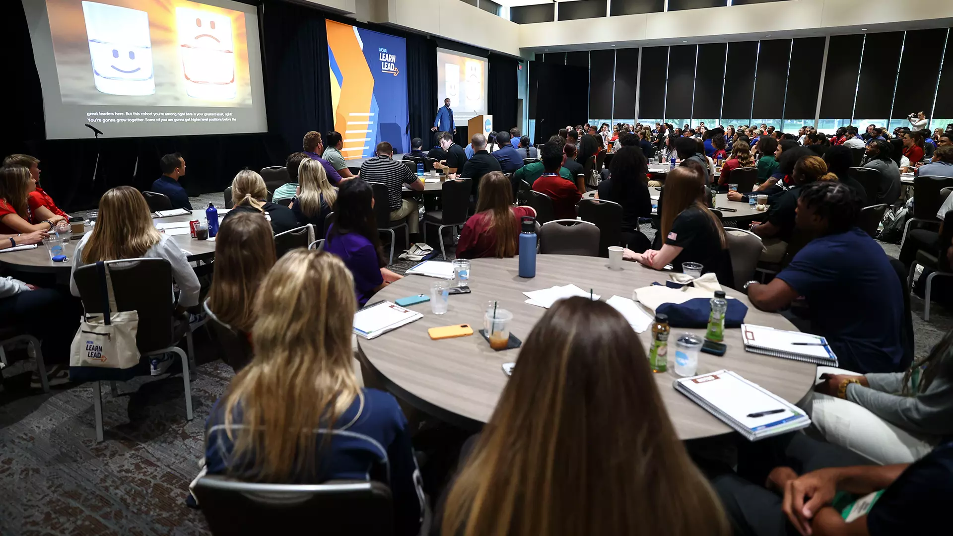 The 2024 NCAA Career in Sports Forum brought together over 180 student-athletes for a four-day event. (Photo by Tyler Schank / NCAA Photos)