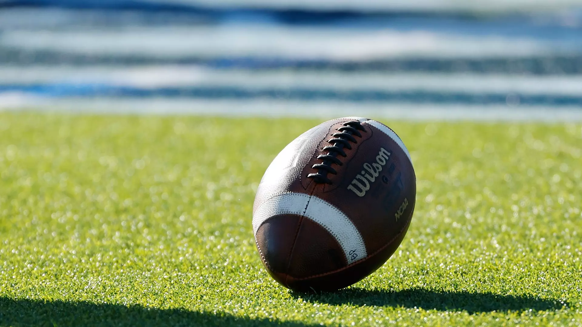 MCKINNEY, TEXAS - DECEMBER 16: A football is seen on the field during the game between the Colorado School of Mines Orediggers and the Harding Bisons during the Division II Football Championship held at McKinney ISD Stadium on December 16, 2023 in McKinney, Texas. (Photo by C. Morgan Engel/NCAA Photos via Getty Images)