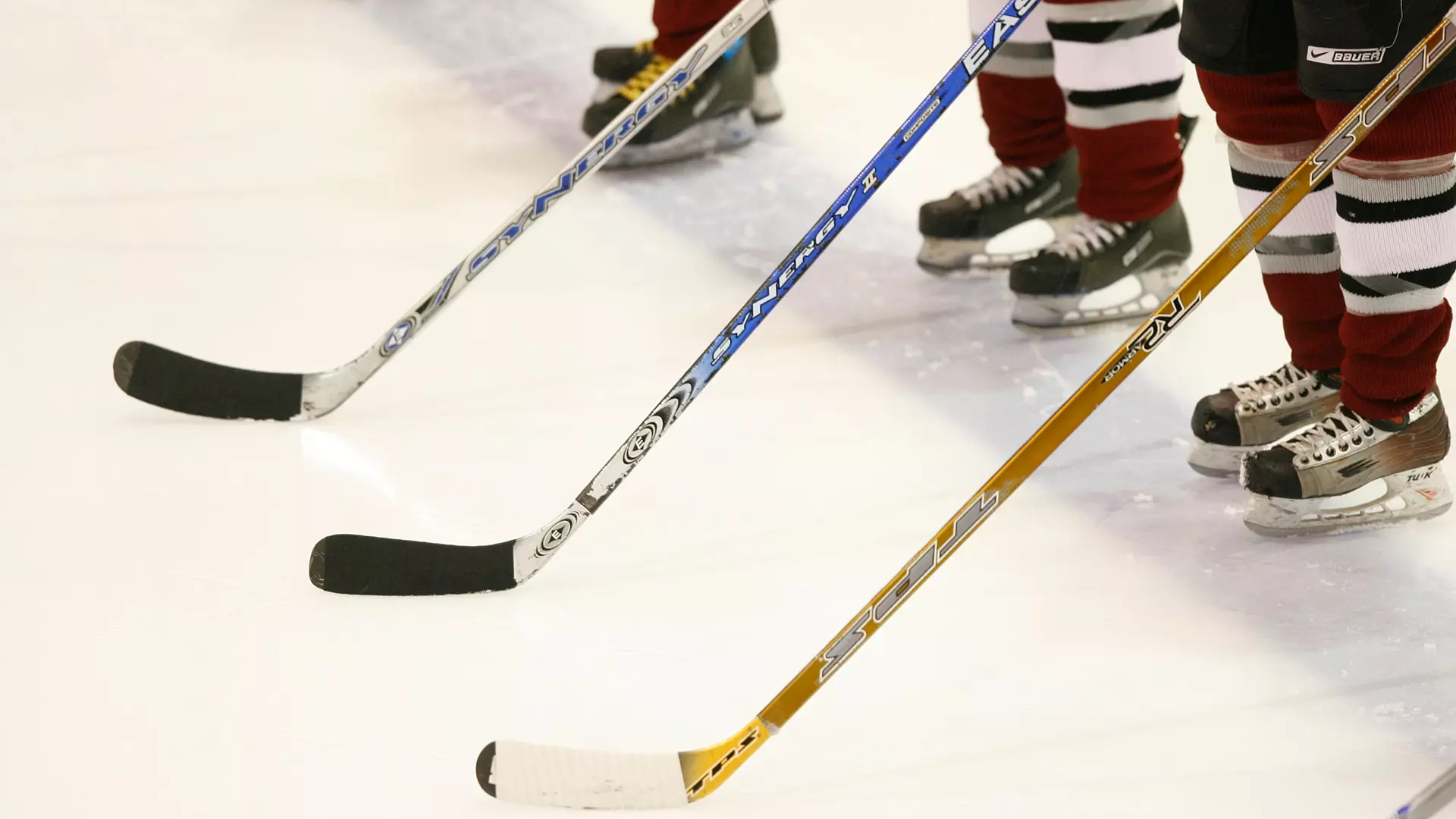 22 MAR 2008: Plattsburgh State versus Manhattanville during the Division III Women's Ice Hockey Championship held at Stafford Ice Arena in Plattsburgh,NY. Nancie Battaglia/NCAA Photos
