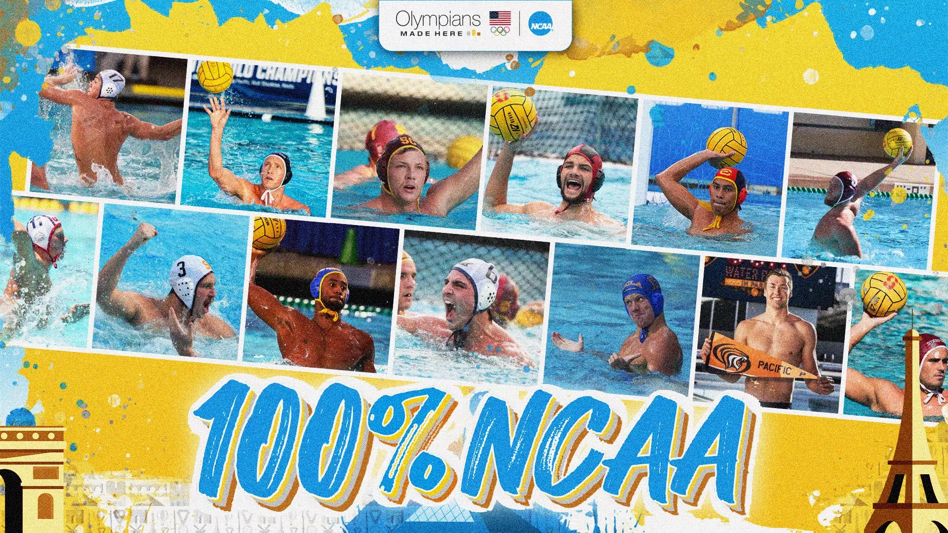 100%: 2024 US Men's Water Polo Team