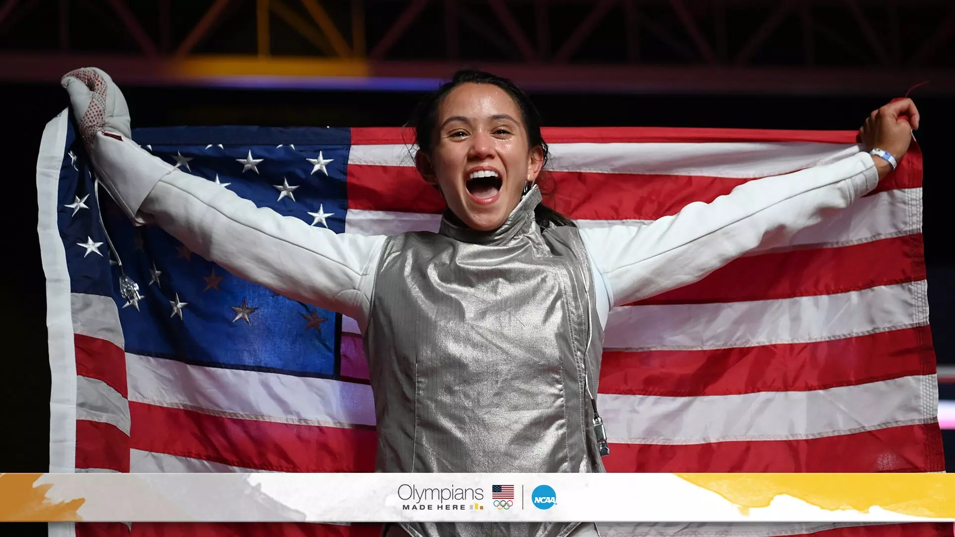 Lee Kiefer, a Filipino American fencer, made history as the first American to win an individual gold medal in foil. 