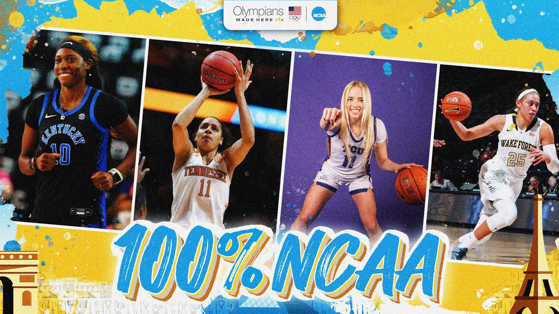 100% NCAA: Meet the U.S. 3x3 women’s basketball team