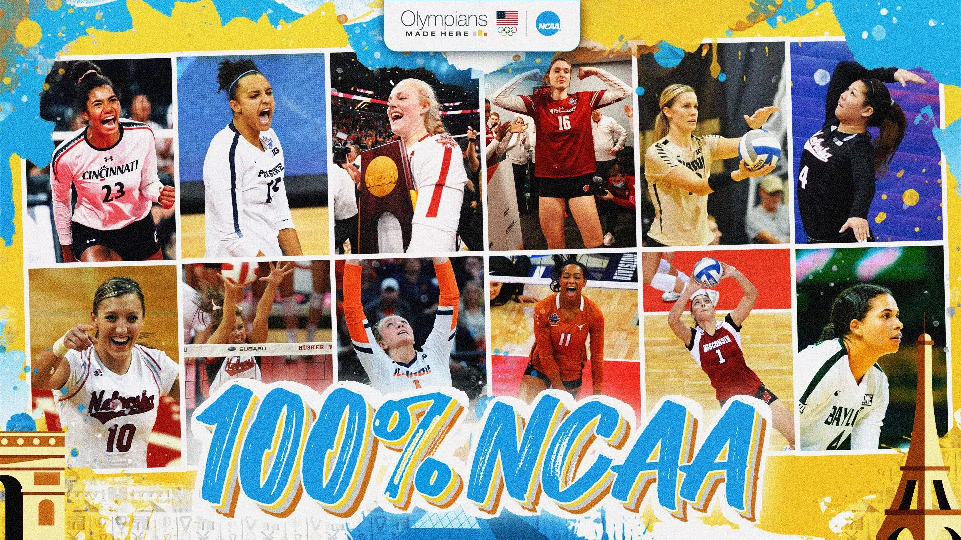 100% NCAA: Meet the U.S. women’s indoor volleyball team