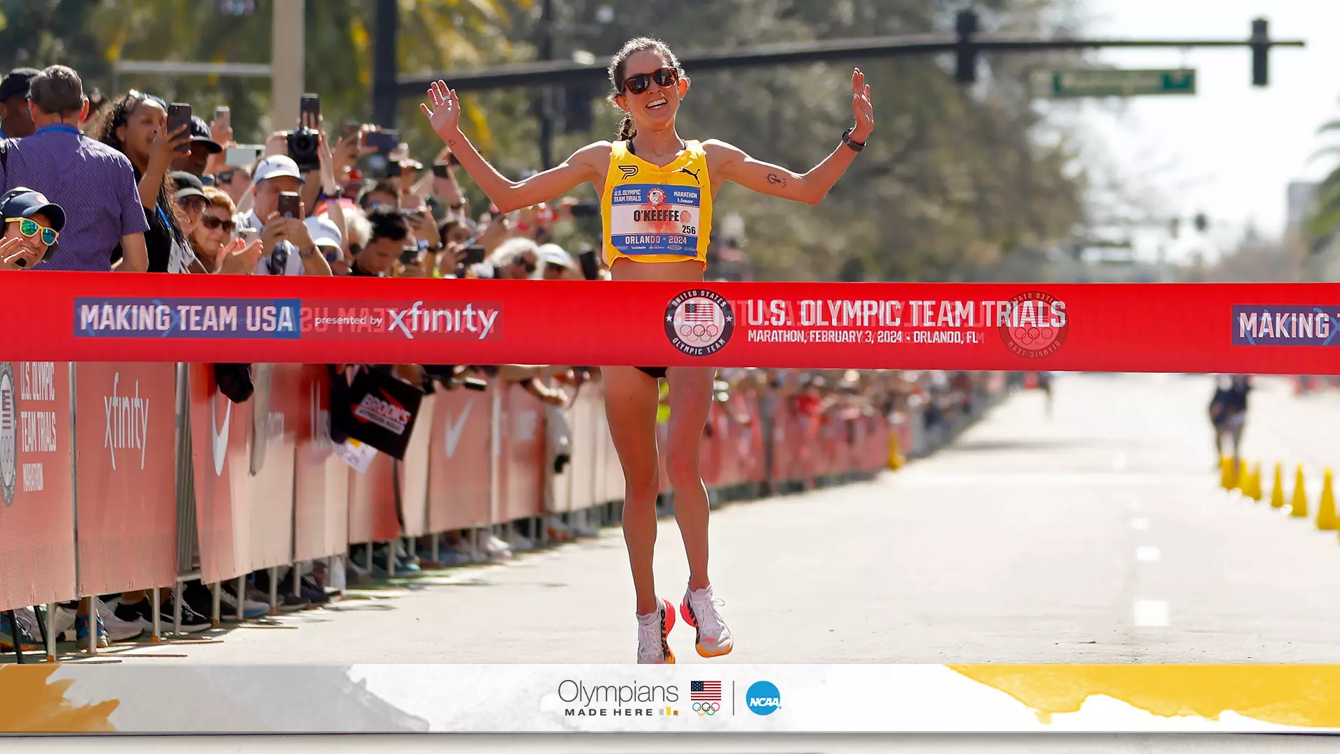 Fiona O’Keeffe won the 2024 U.S. Olympic Marathon Trials to secure her roster spot for the Paris Games in her debut marathon. 