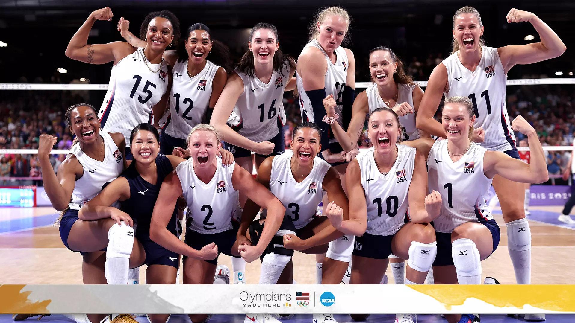 The U.S. Olympic volleyball team’s journey to the gold medal match in Paris is driven by a player-led culture, emphasizing unity and resilience under pressure. (Photo by Steph Chambers / Getty Images)