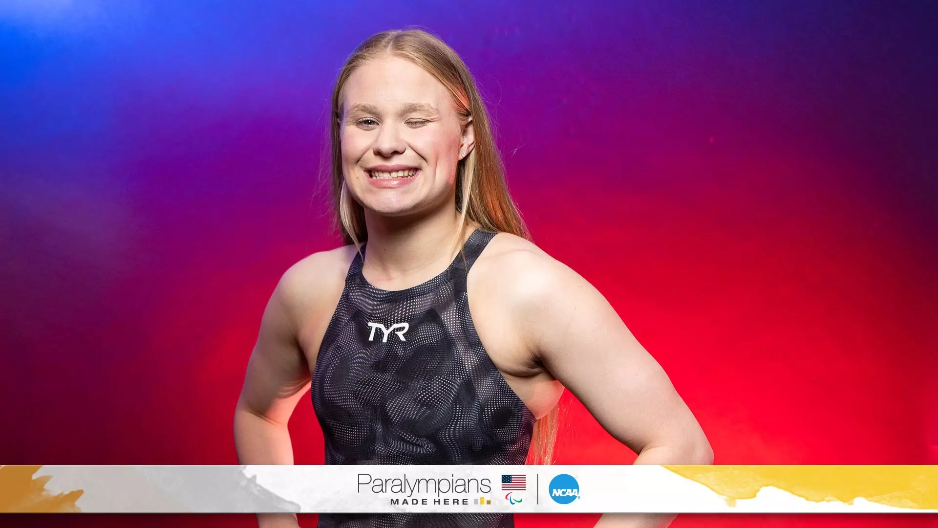 Declared legally blind her senior year of high school, Olivia Chambers entered college having to redefine her swimming career. 