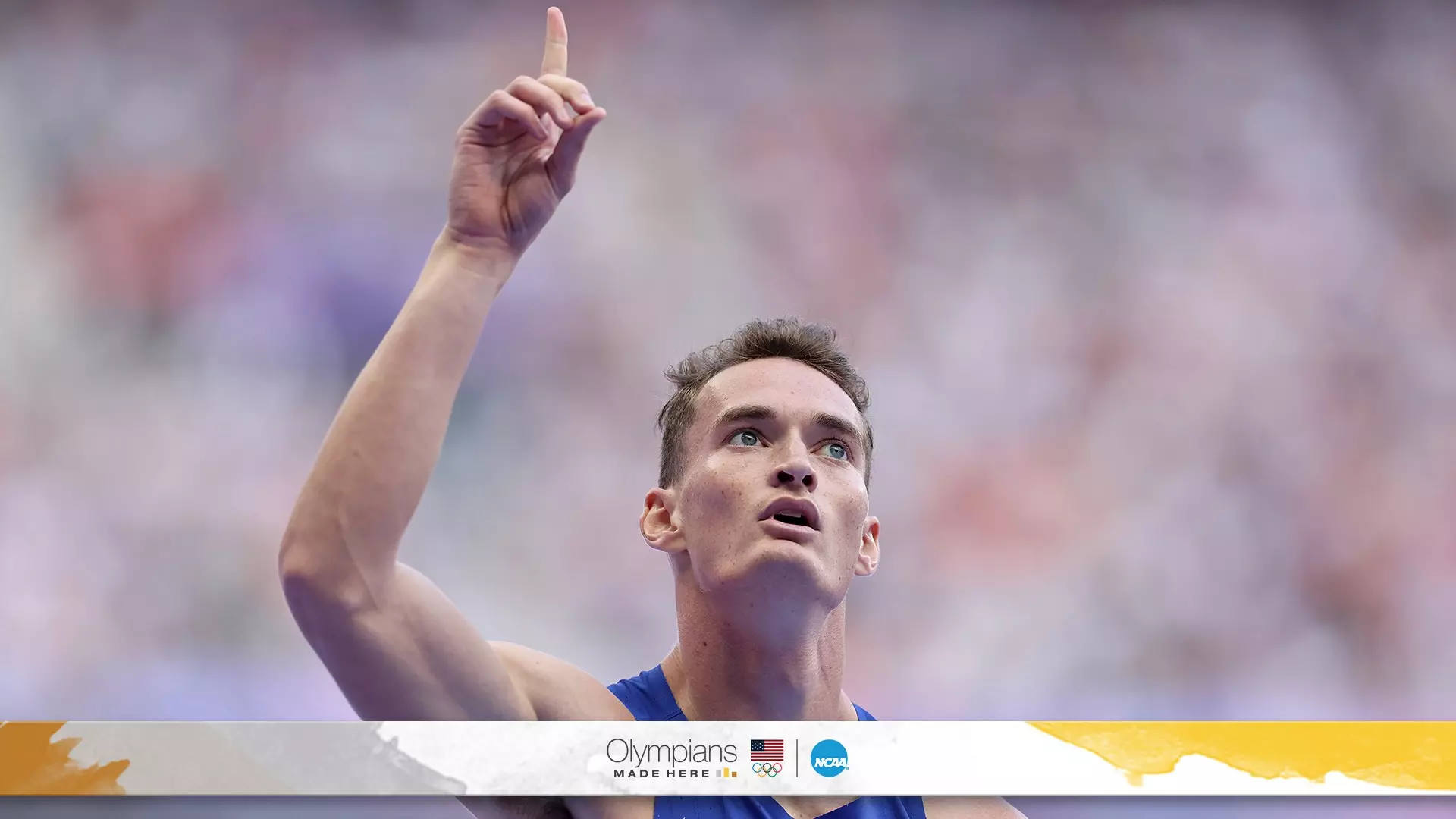 Trevor Bassitt, a 10-time NCAA national champion in hurdle, sprint and relay events, takes pride in representing Division II athletics