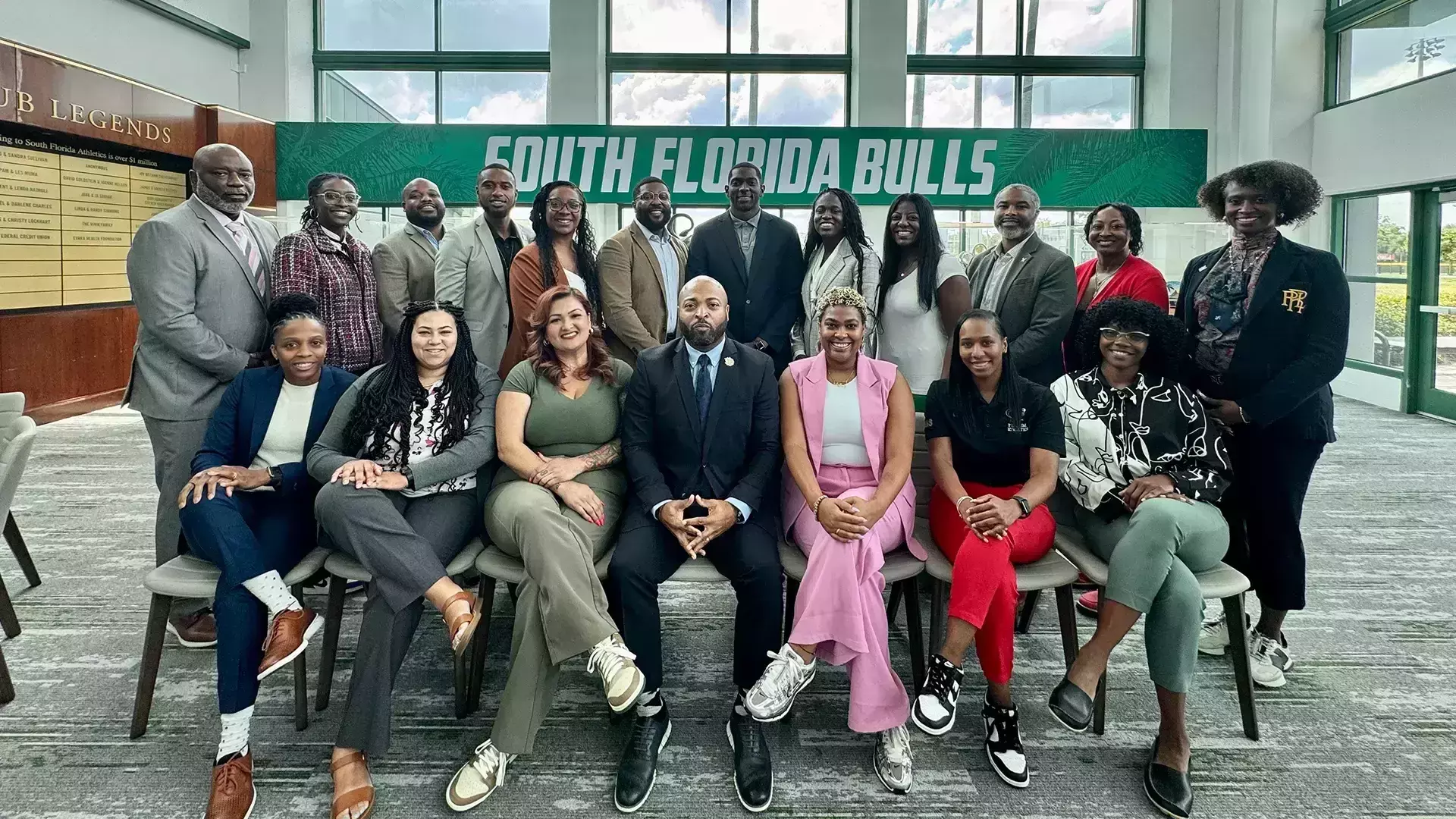 Nineteen athletics administrators started the NCAA’s Dr. Charles Whitcomb Leadership Institute this month in Tampa, Florida. Participants took part in skill-building activities, explored their goals and examined their behavioral styles. (Photo by Carrie Shearer / NCAA) 