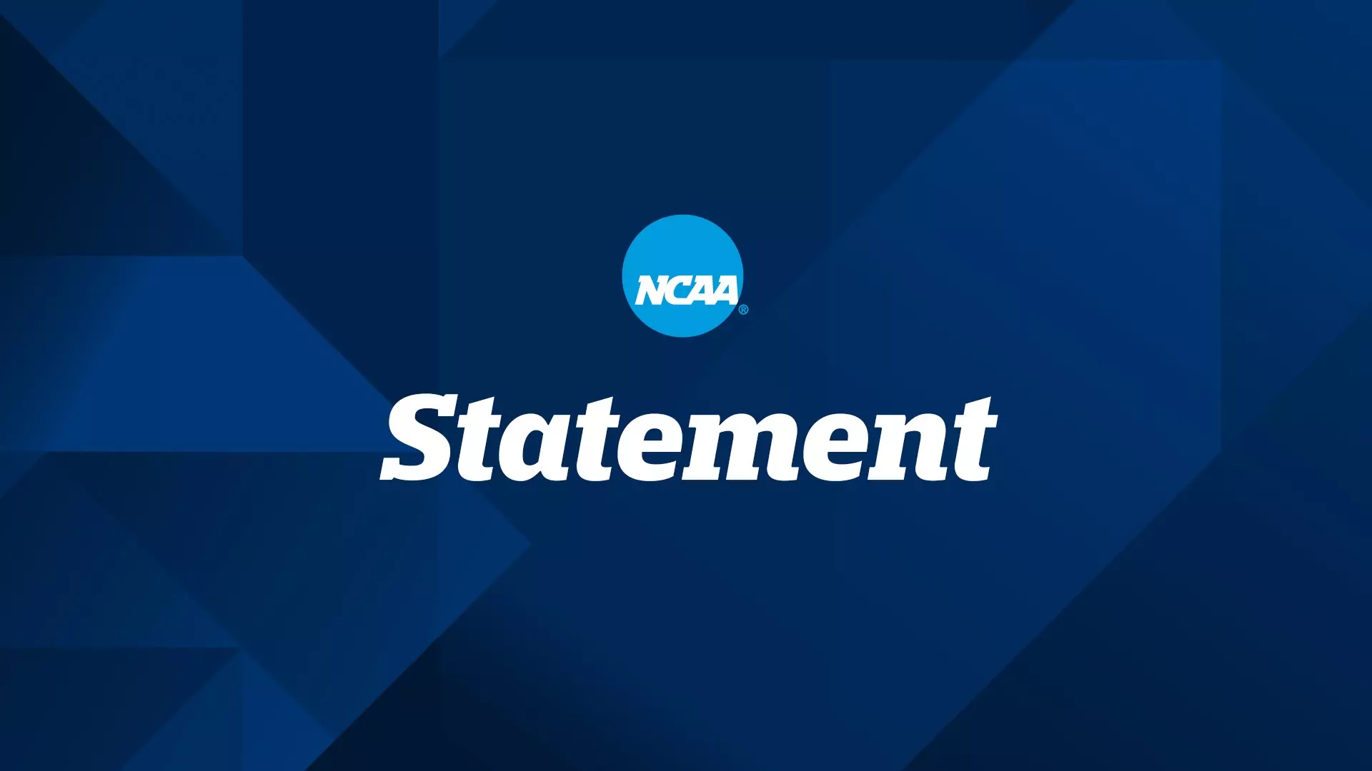 NCAA Statement