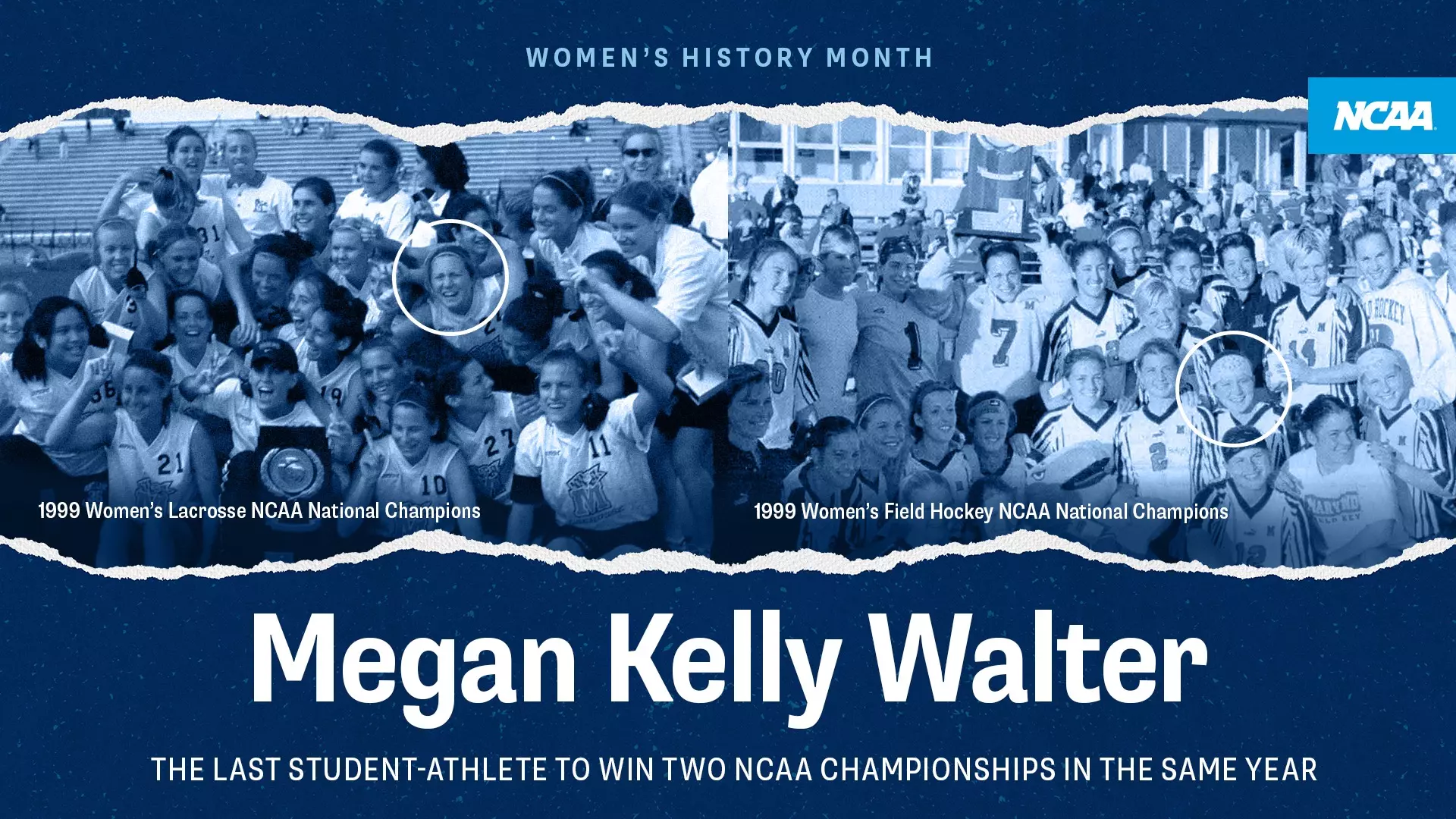 How Maryland’s Megan Kelly Walter became a champion in two NCAA sports