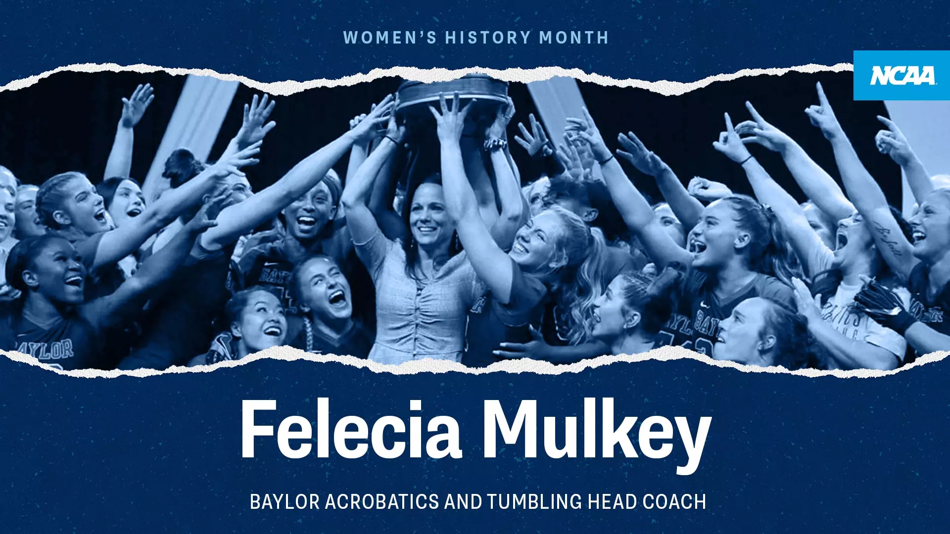 Dynastic Baylor coach Felecia Mulkey pioneered new opportunities for women with acrobatics and tumbling