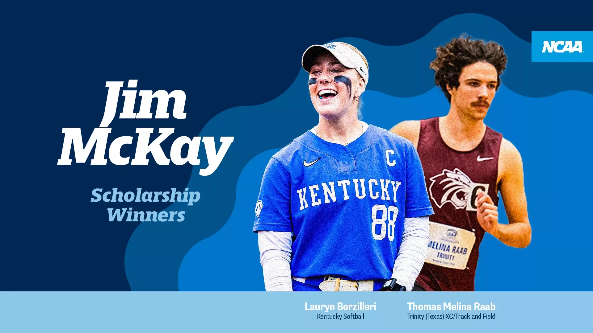 Kentucky’s Lauryn Borzilleri, Trinity (Texas)’s Thomas Melina Raab named 2026 Jim McKay Scholarship recipients