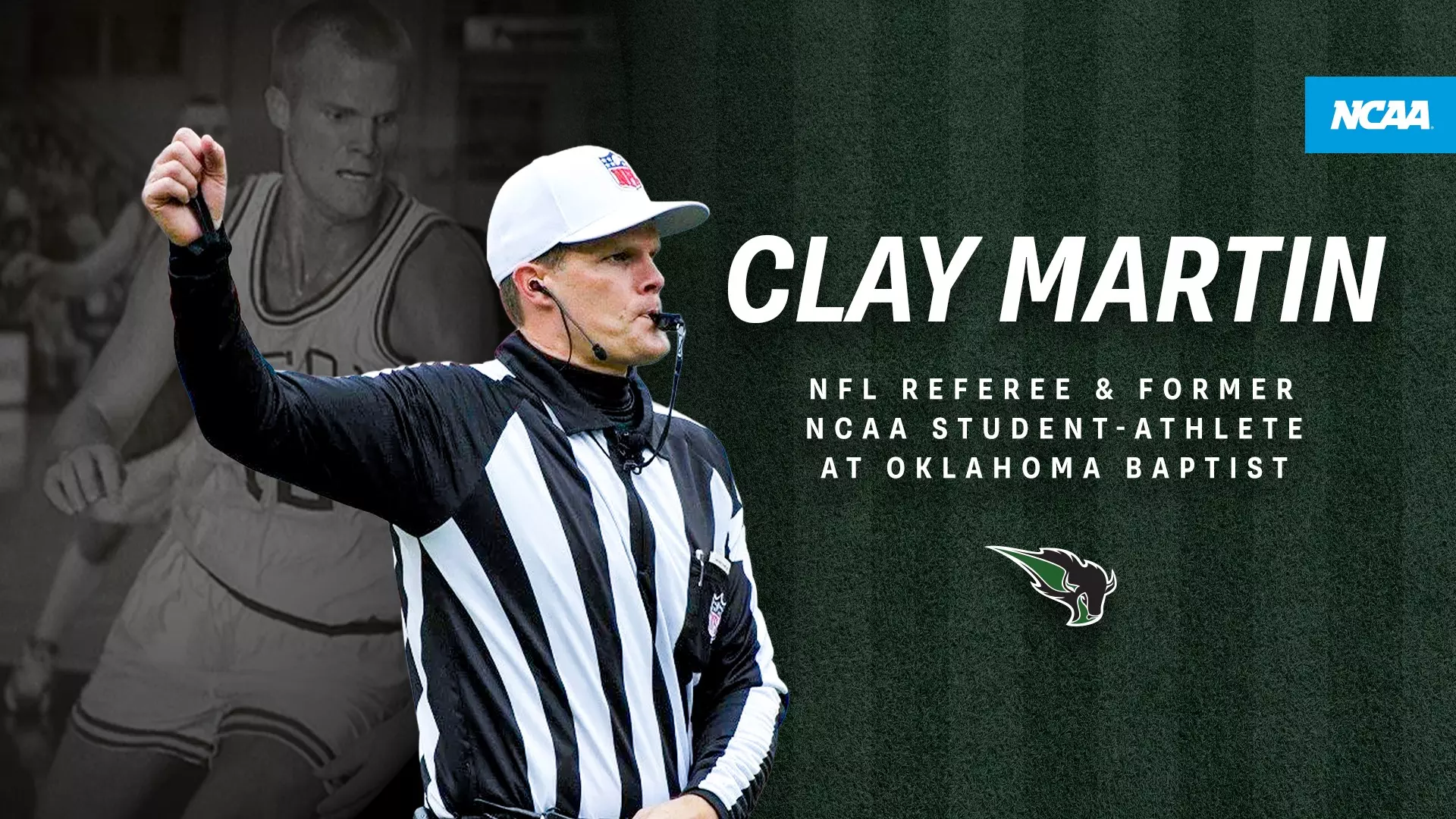 NFL referee Clay Martin’s success is rooted in his experience as a student-athlete