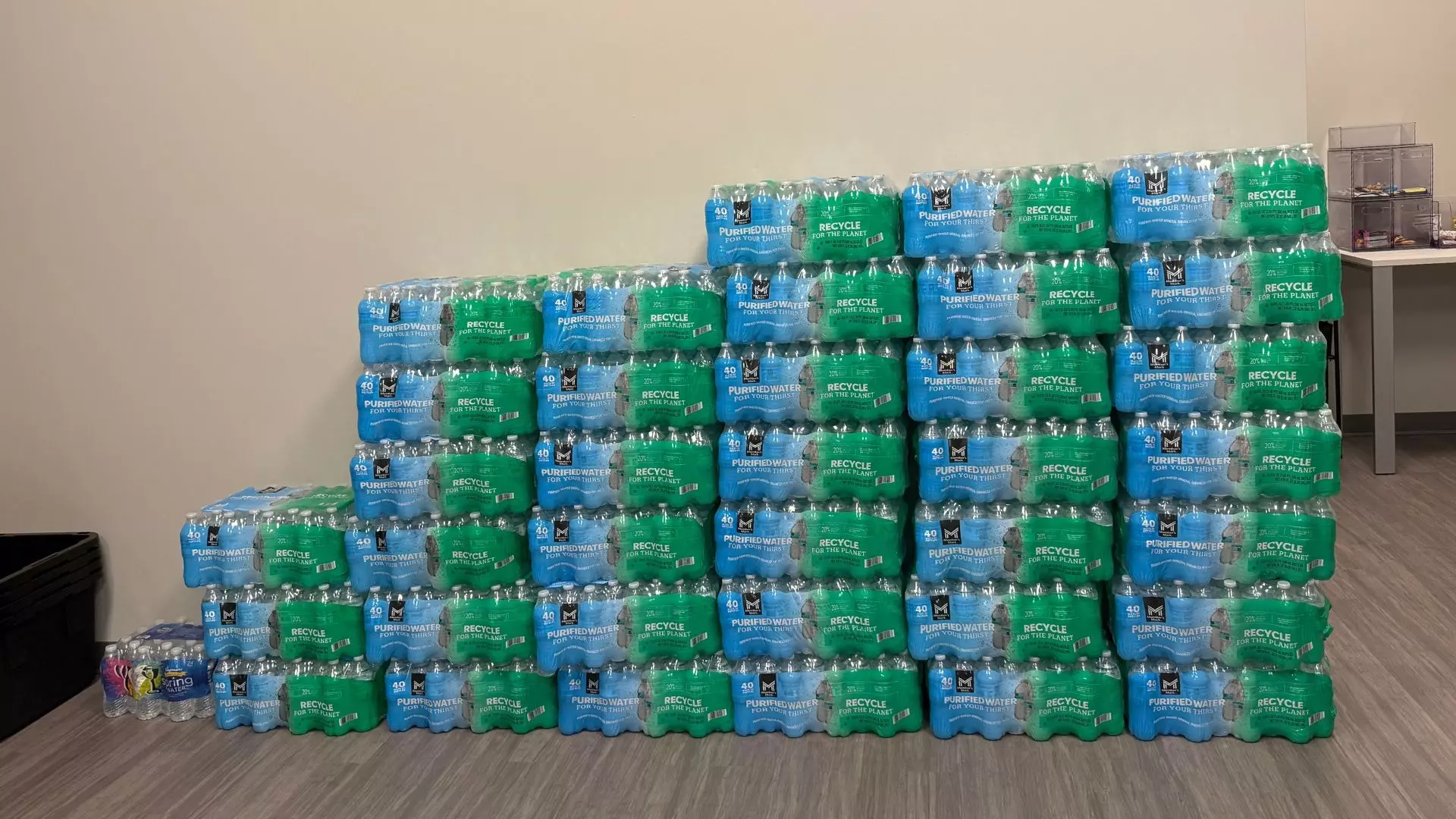 Cans across the conference 