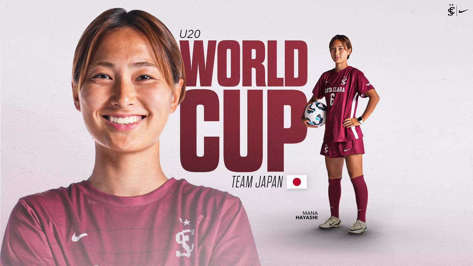 Hayashi Named to Japan's U20 World Cup Roster Santa Clara University